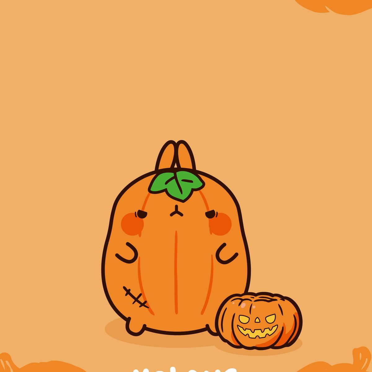 1200x1200 Molang Halloween Wallpaper: Discover