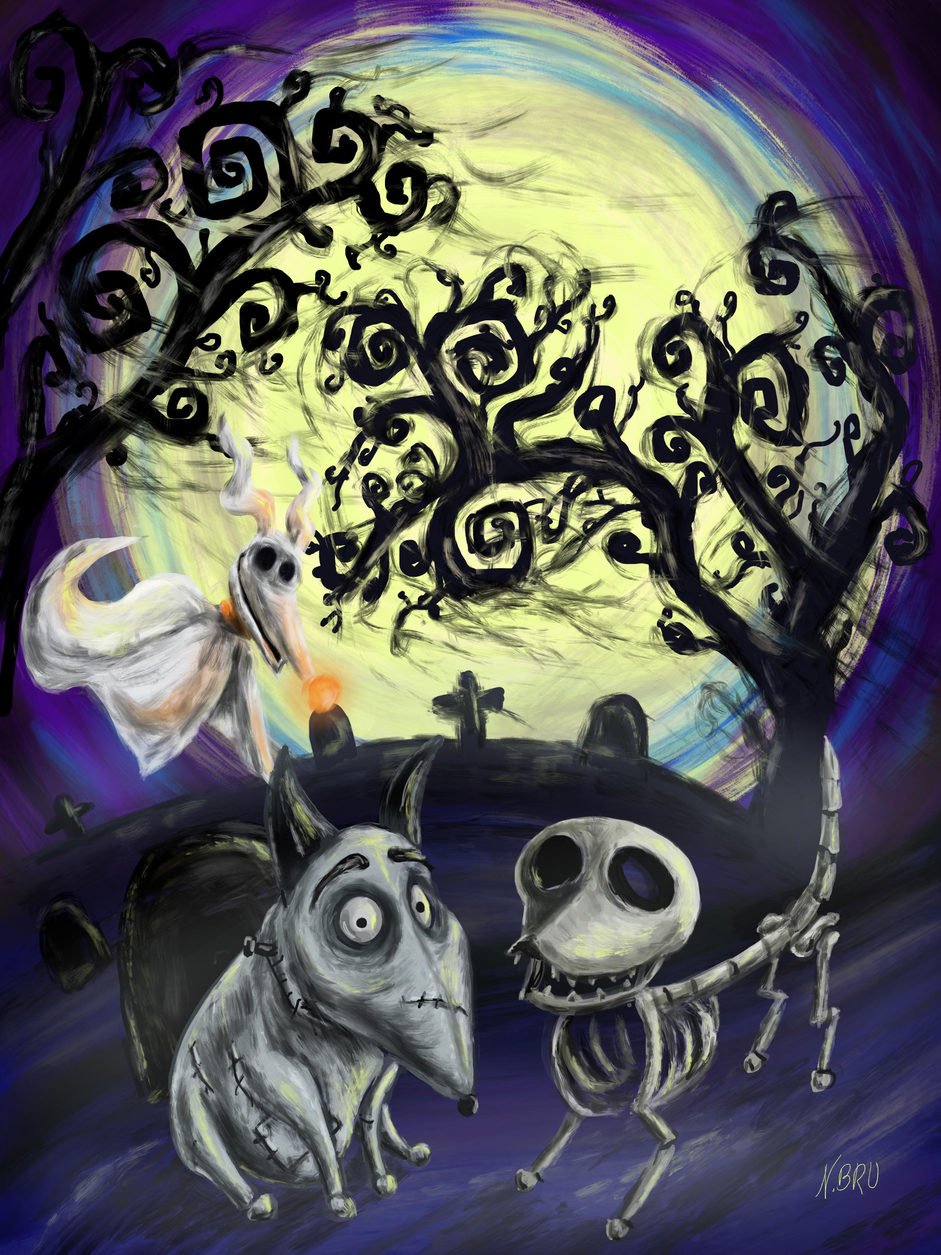 3000x4000 Tim Burton's dogs!