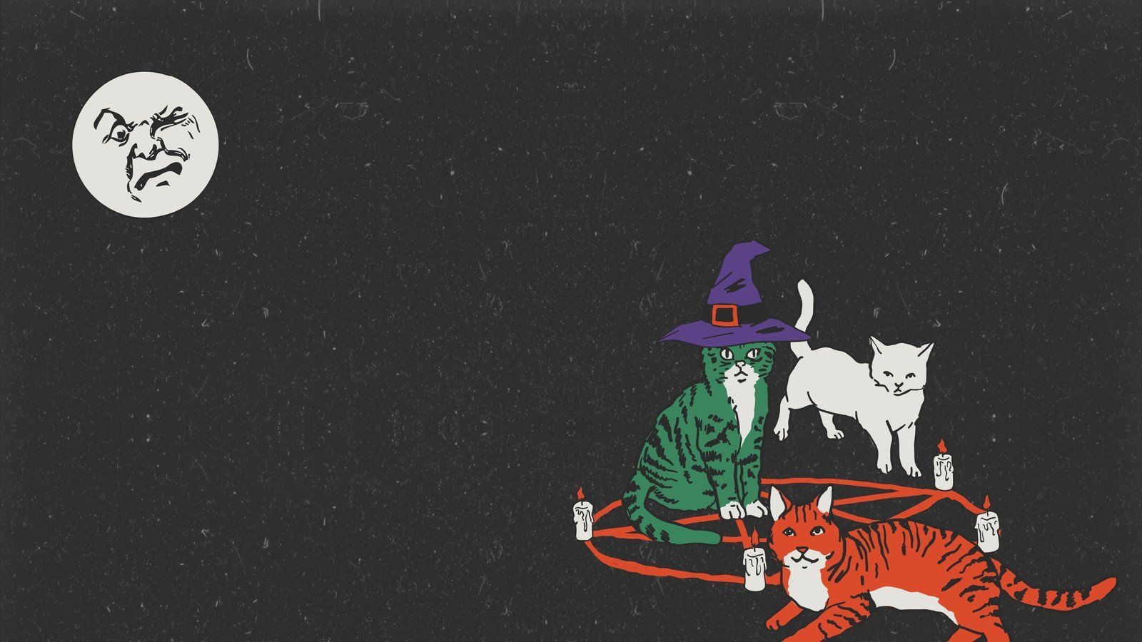1600x900 Free customizable Halloween desktop