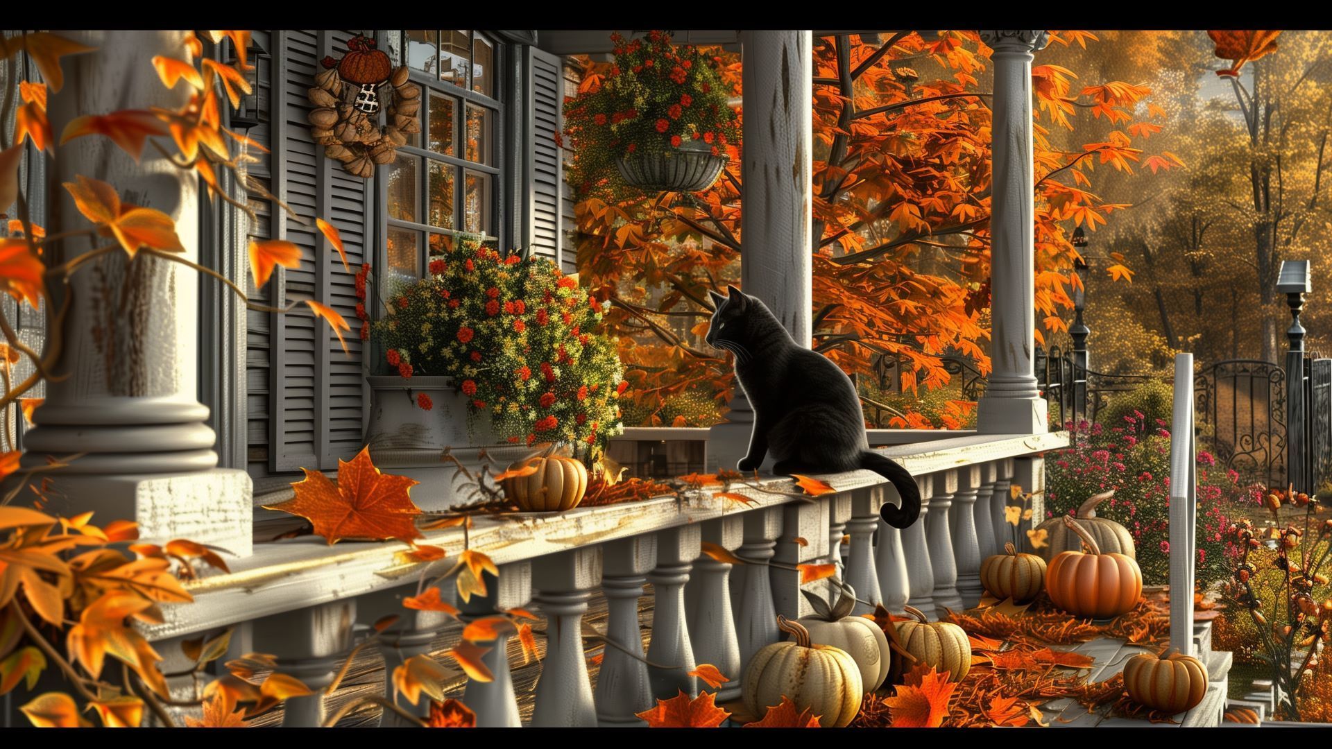 1920x1080 Vintage Halloween Wallpaper HD Free