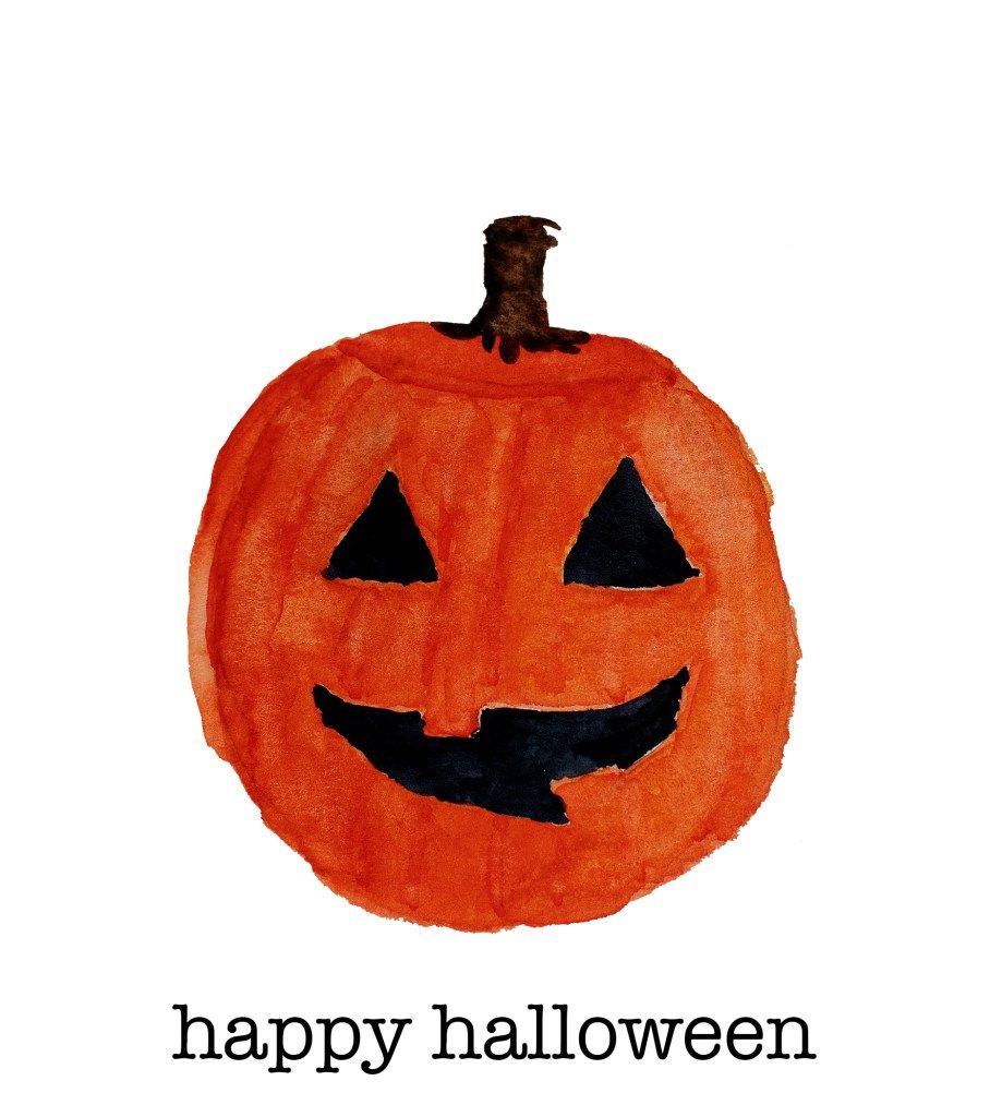 908x1024 Halloween Watercolor Free Printables