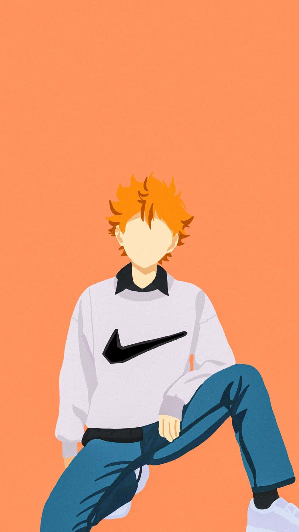 975x1732 Haikyuu Anime Blank Face Wallpaper