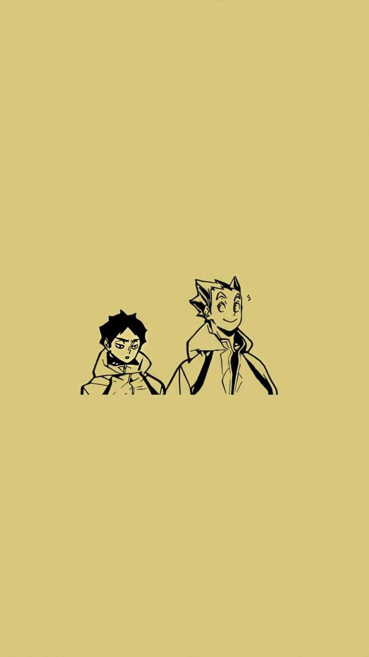 736x1308 Download Haikyuu Anime Akaashi&Bokuto