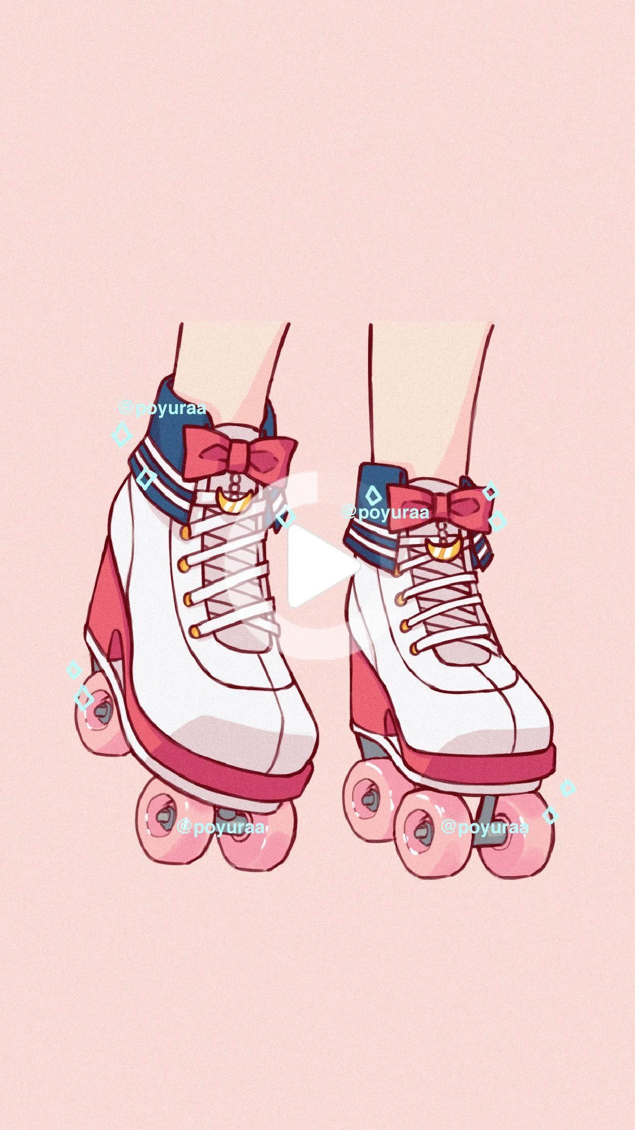 1242x2208 Roller Skating Wallpaper