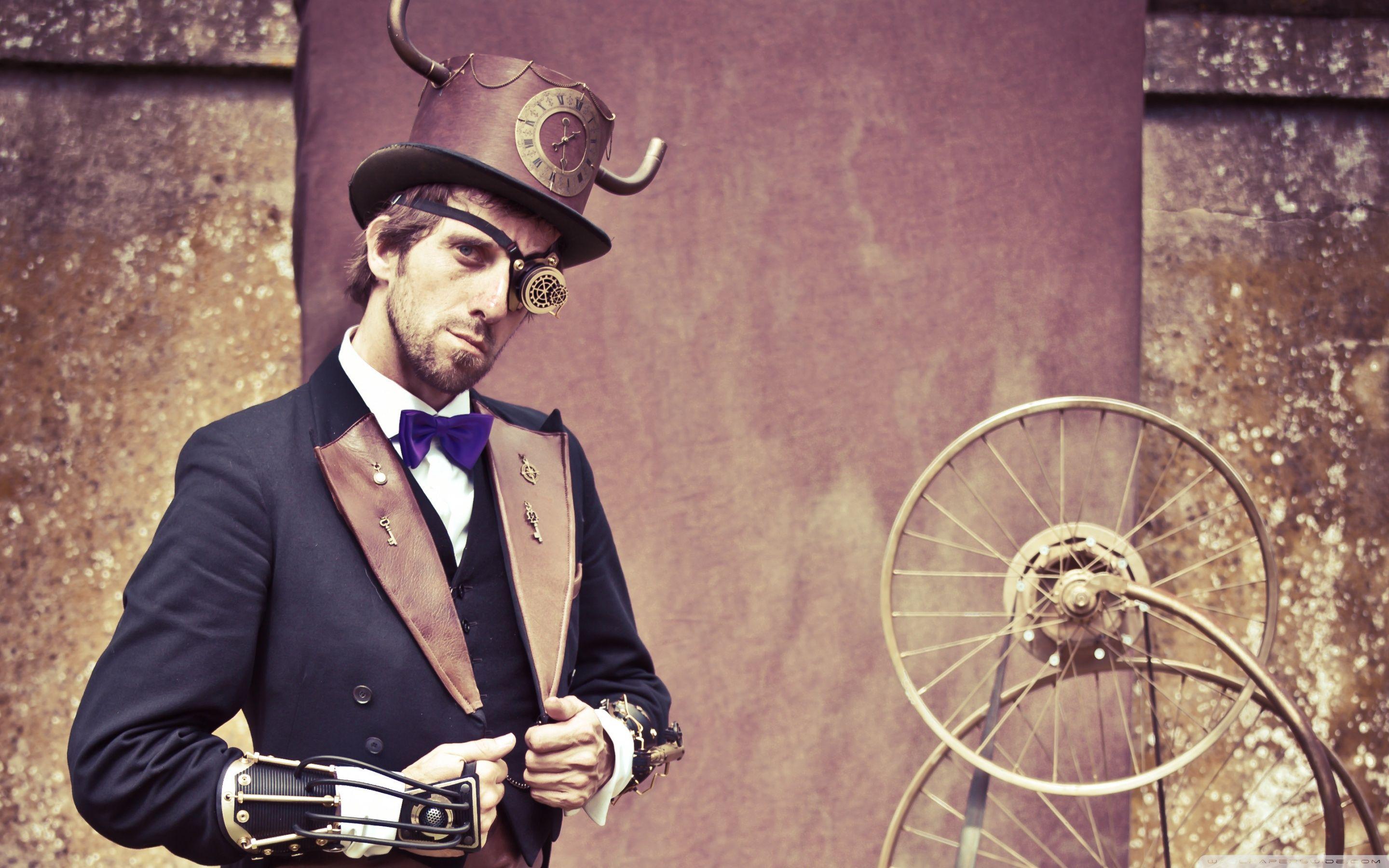 2880x1800 Steampunk Fashion Men ❤ 4K HD Desktop Wallpaper for • Wide