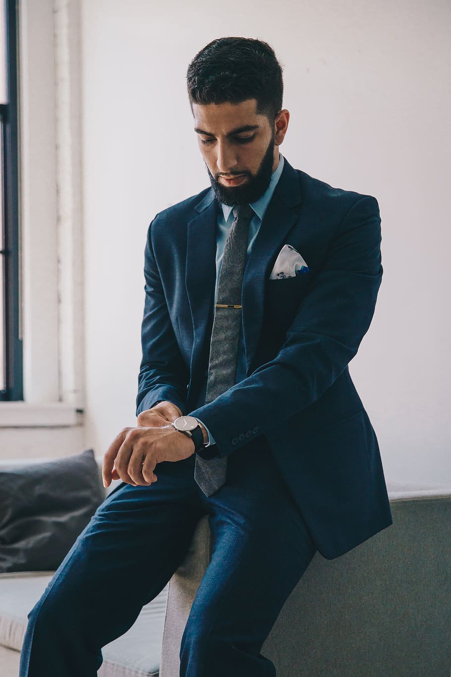 910x1364 HD wallpaper: Mens Stylish Formalwear Photo, Fashion, Suits