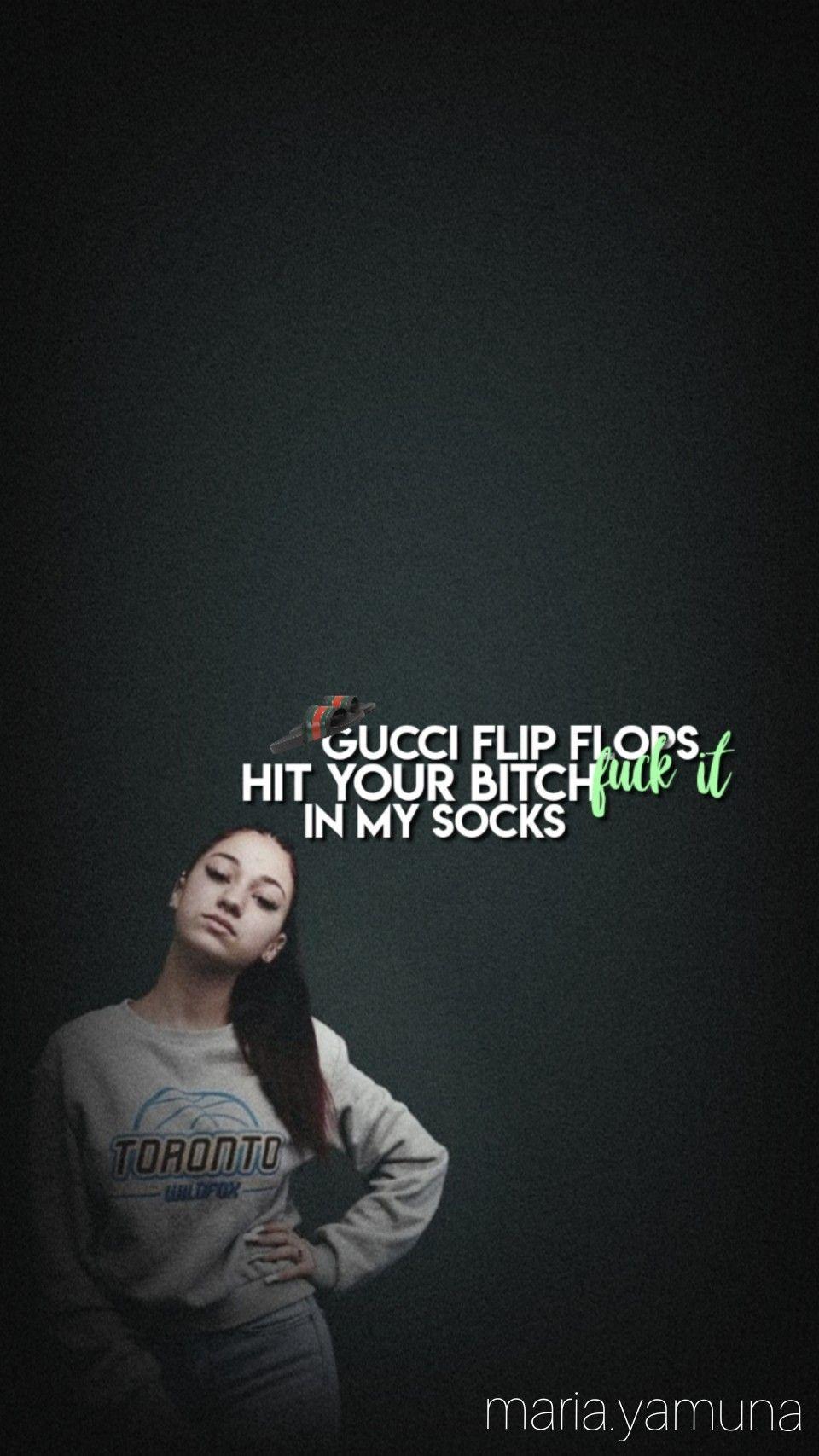 960x1707 Gucci flip flops #bhadbhabie #daniellebregoli #wallpaper