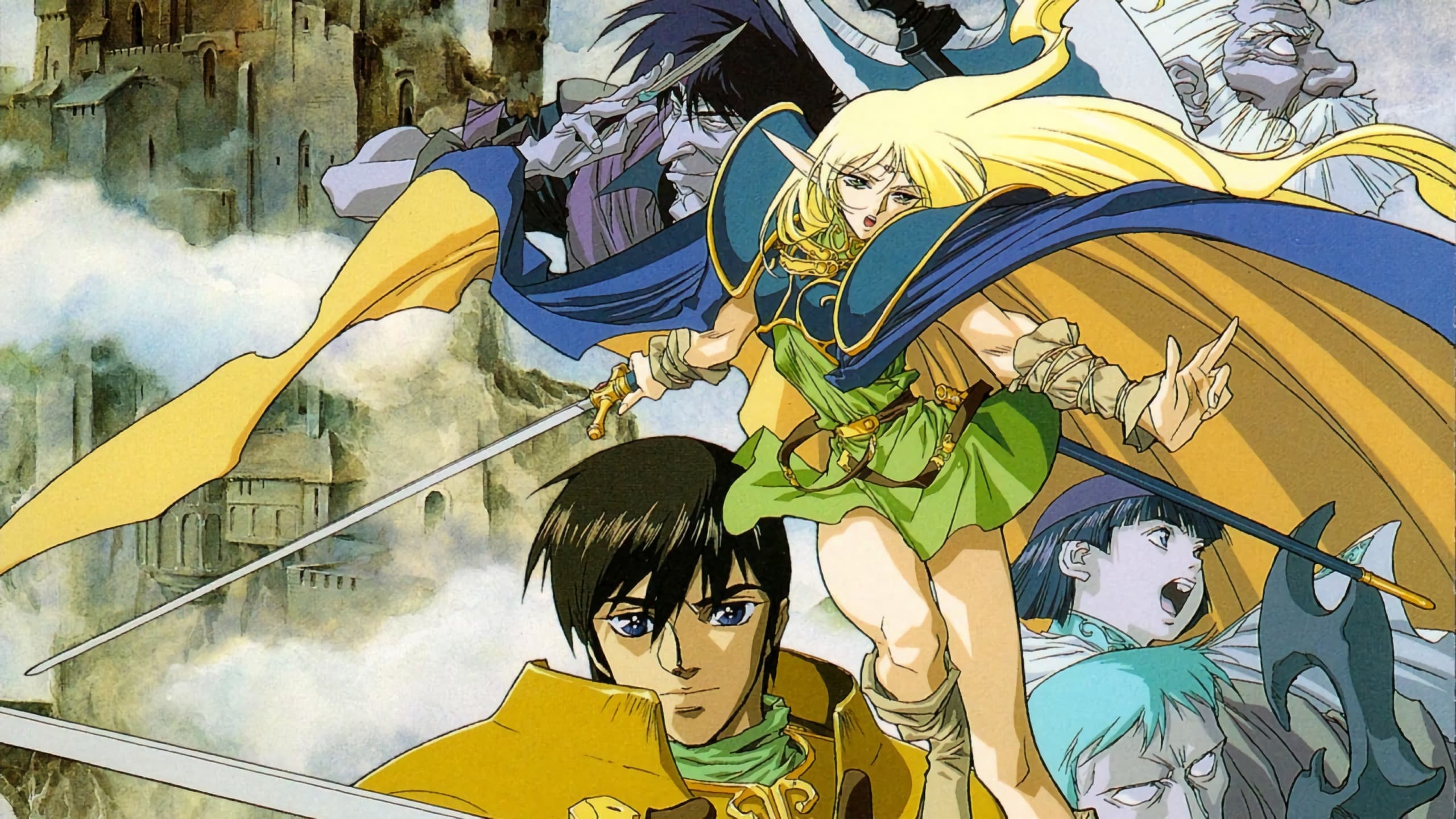 2560x1440 Record of Lodoss War TV Series 1990