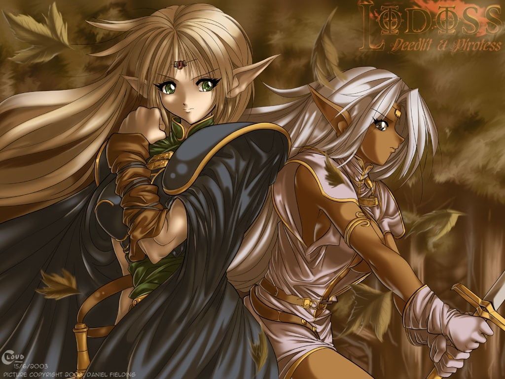 1024x768 HD wallpaper: anime, Record of Lodoss