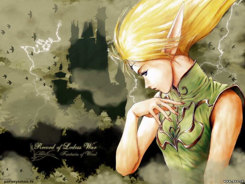 1024x768 Wallpaper Record of Lodoss War Anime