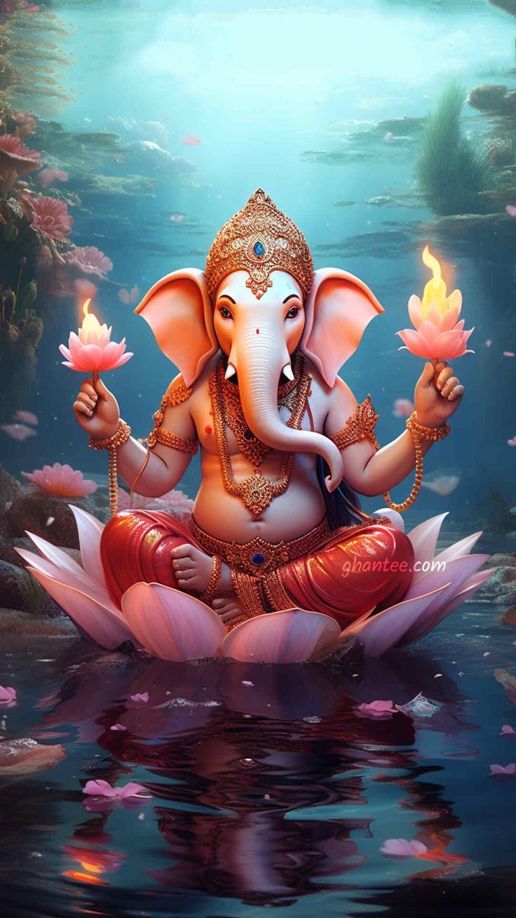 736x1308 GANPATI 4K HD WALLPAPER