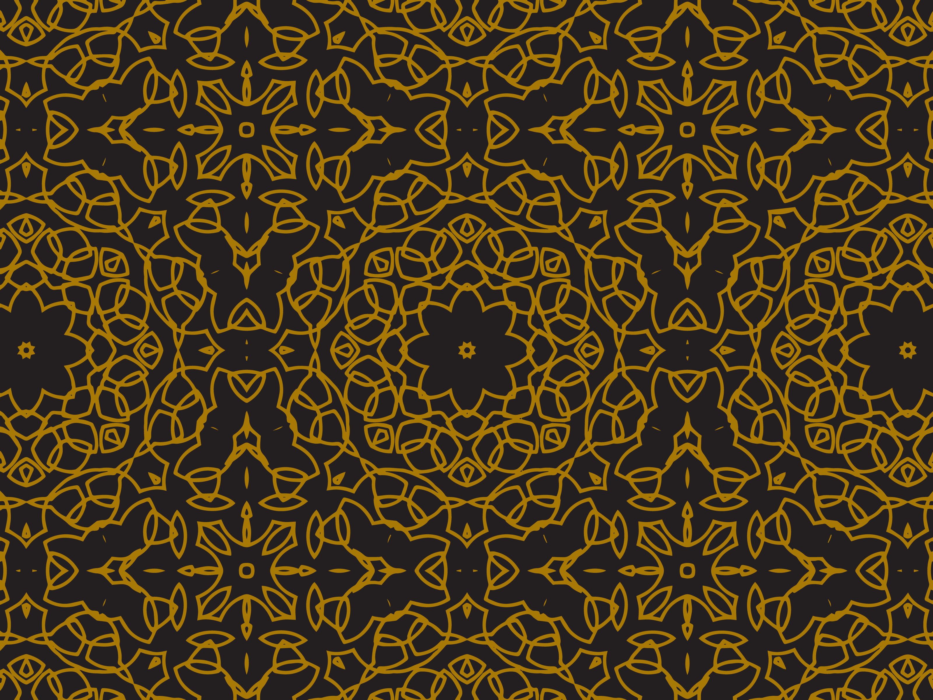 3200x2400 Pattern Gold Luxury Abstract Ornaments