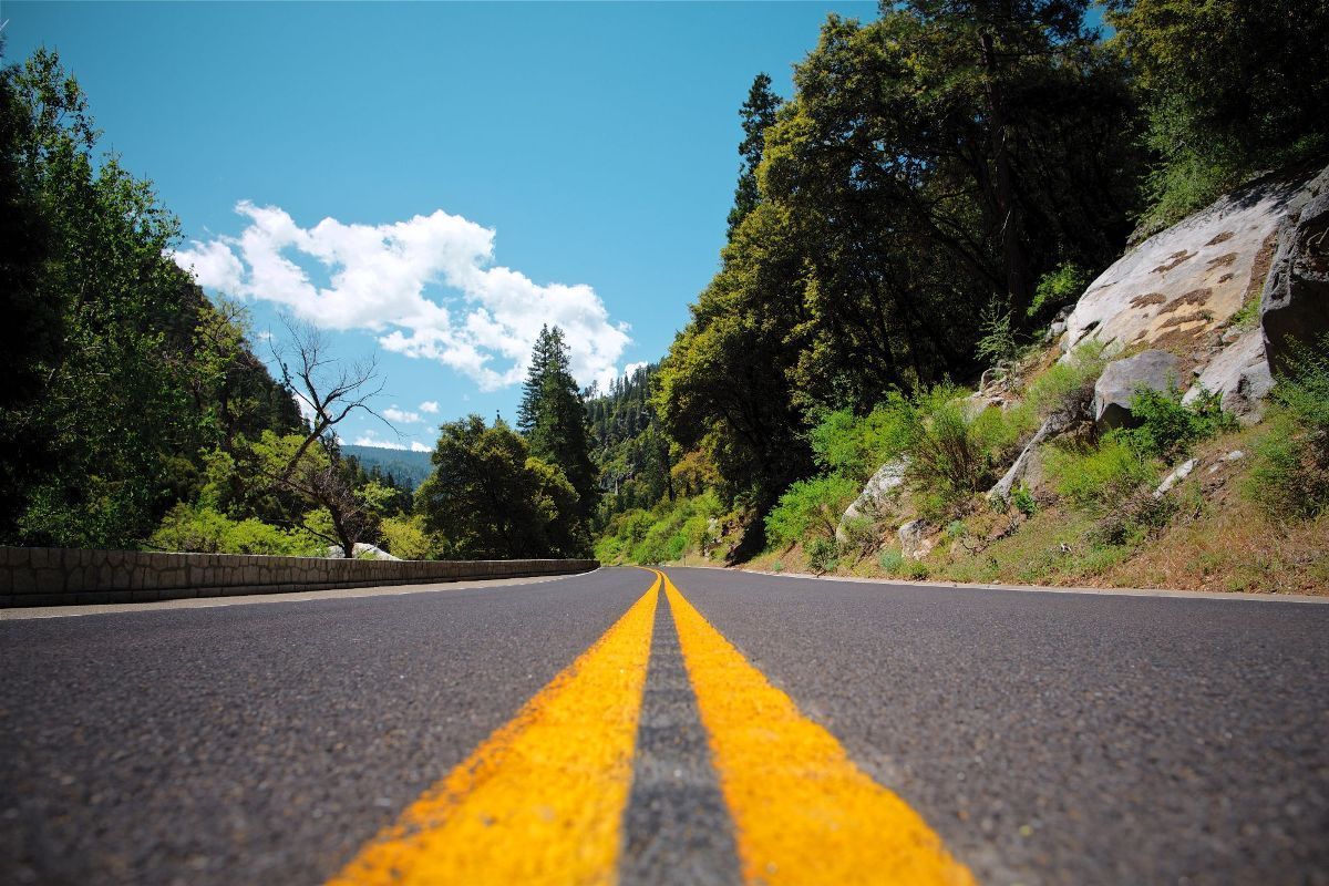 1200x800 HD Desktop Background With road on hill