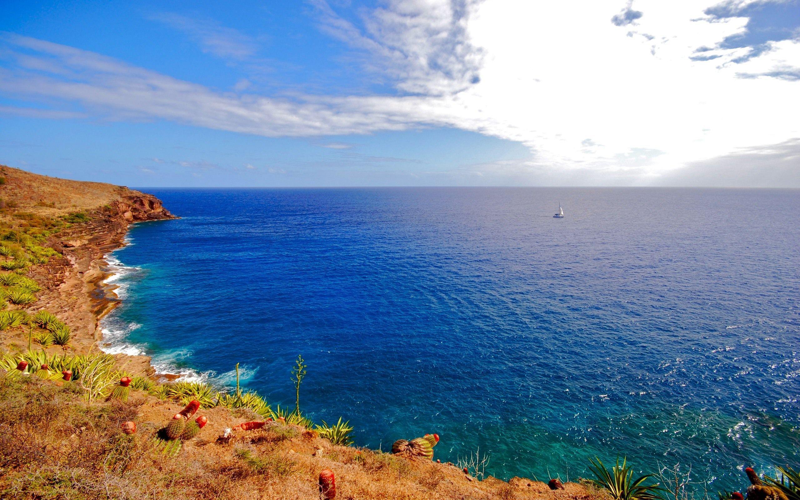 2560x1600 mediterranean beach wallpaper