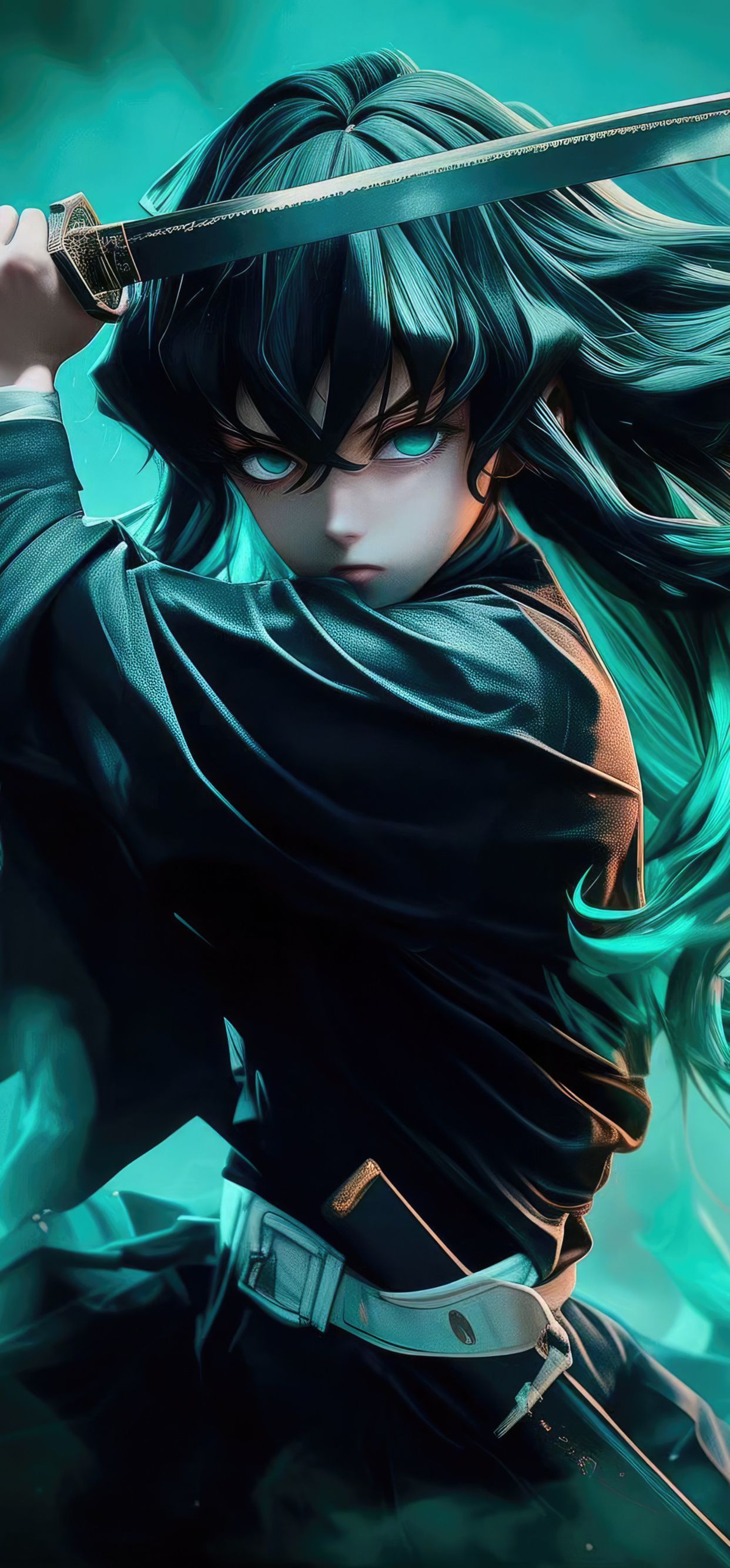 1242x2668 Demon Slayer 4k iPhone XS MAX