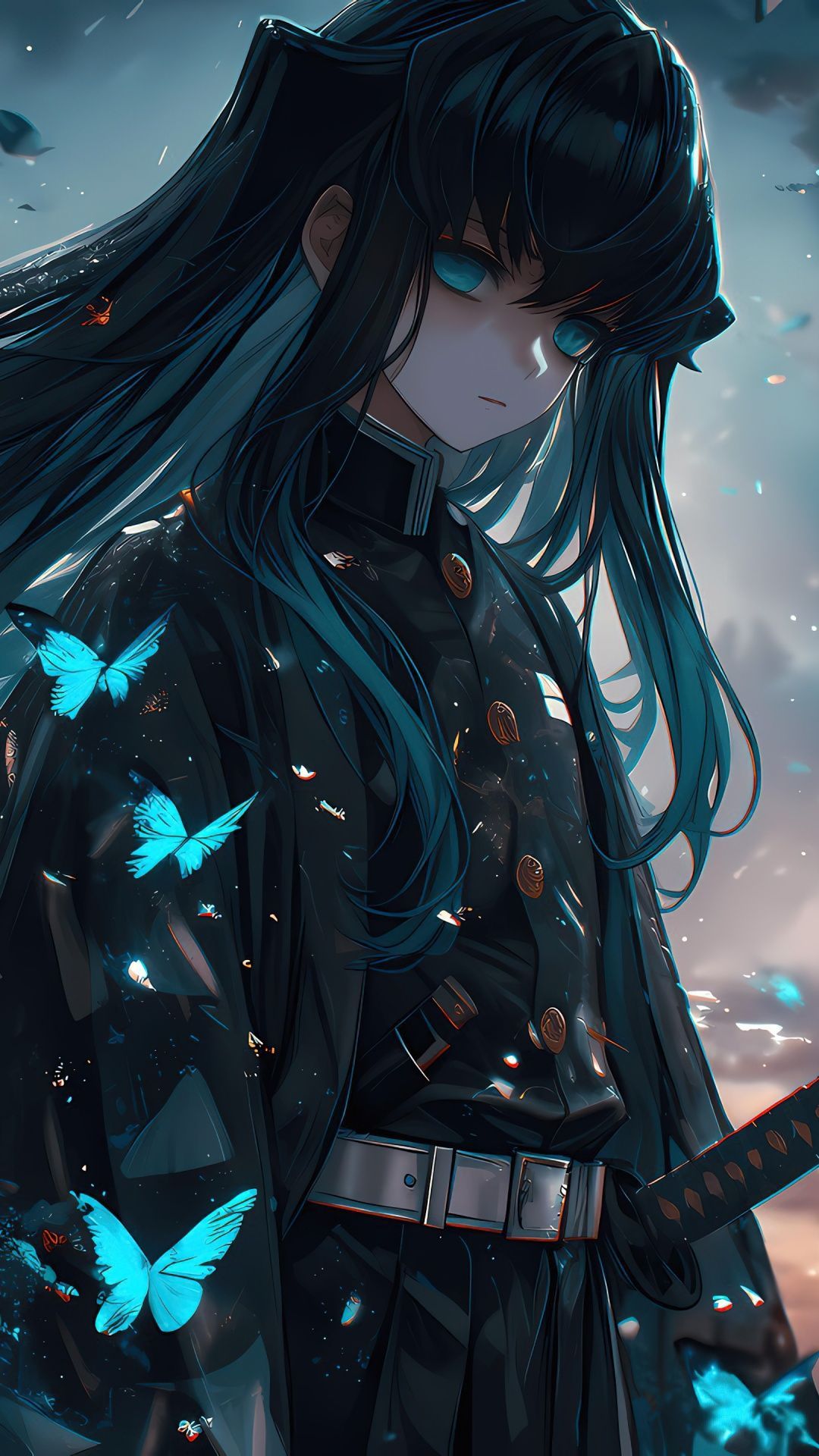 1080x1920 Muichiro Tokito Wallpaper 4K, Demon