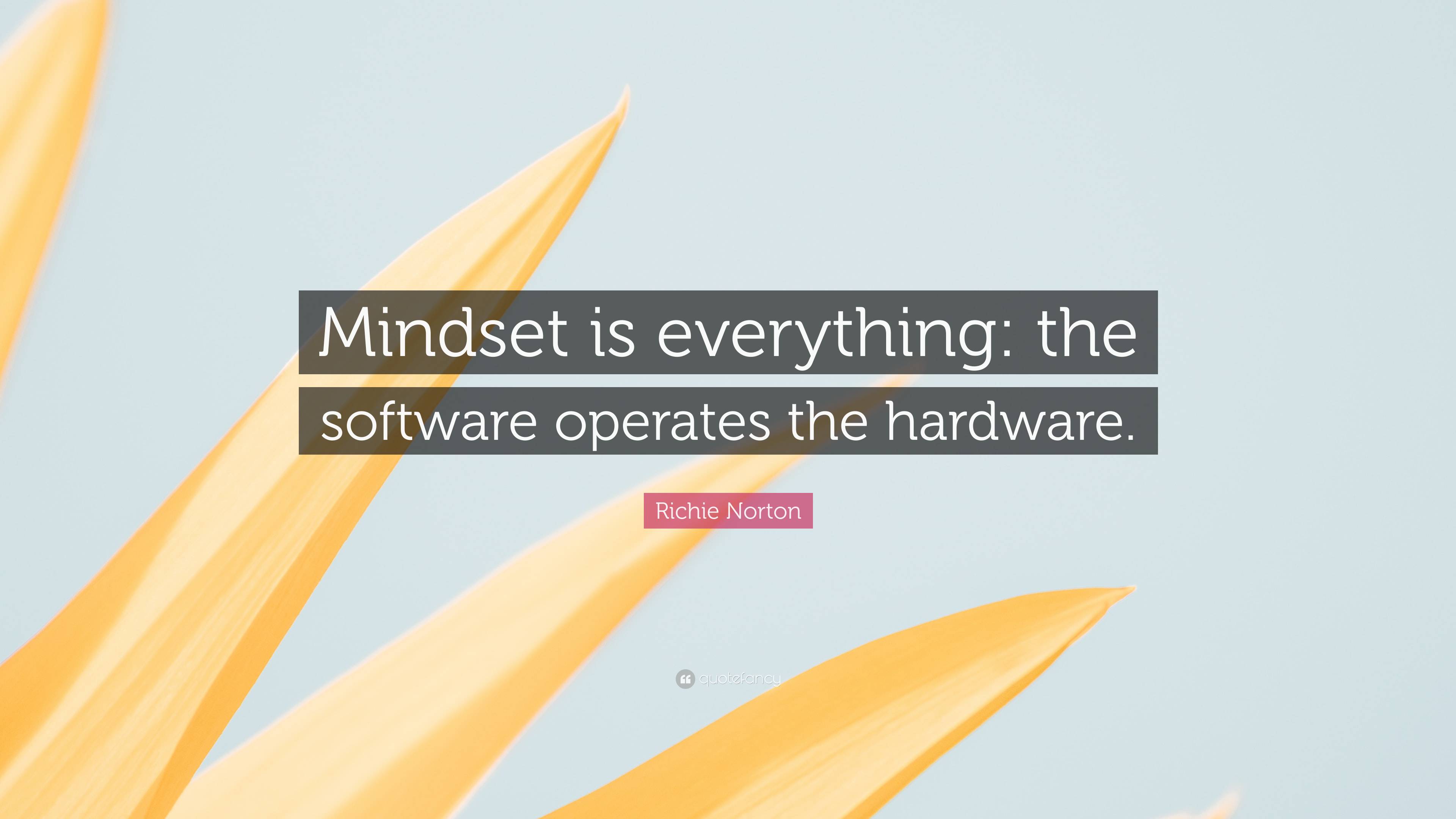 3840x2160 Richie Norton Quote: “Mindset is