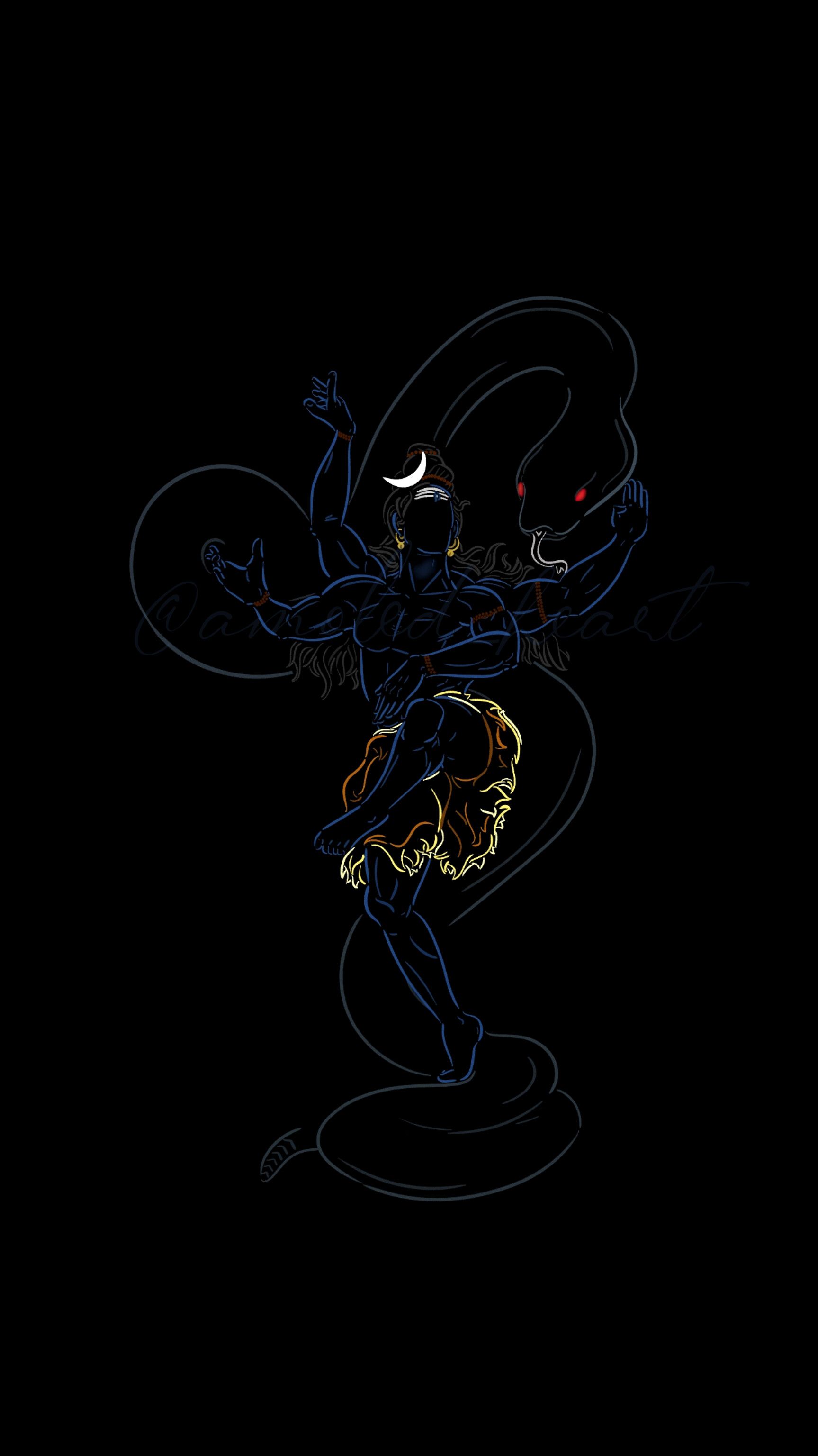 1727x3072 New Amoled artwork of Bholenath. : r