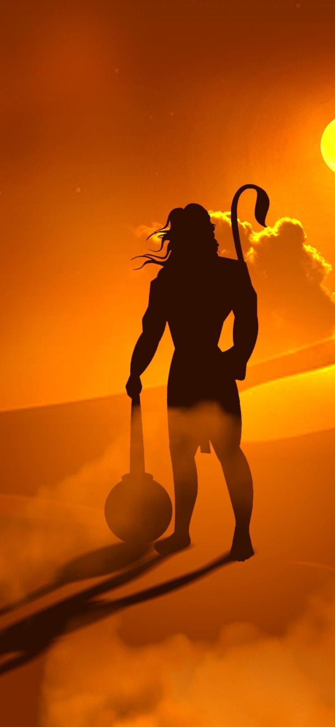 1080x2340 Hanuman Wallpaper For Smartphones