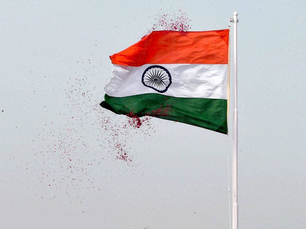 1024x768 Indian Independence Day Wallpaper