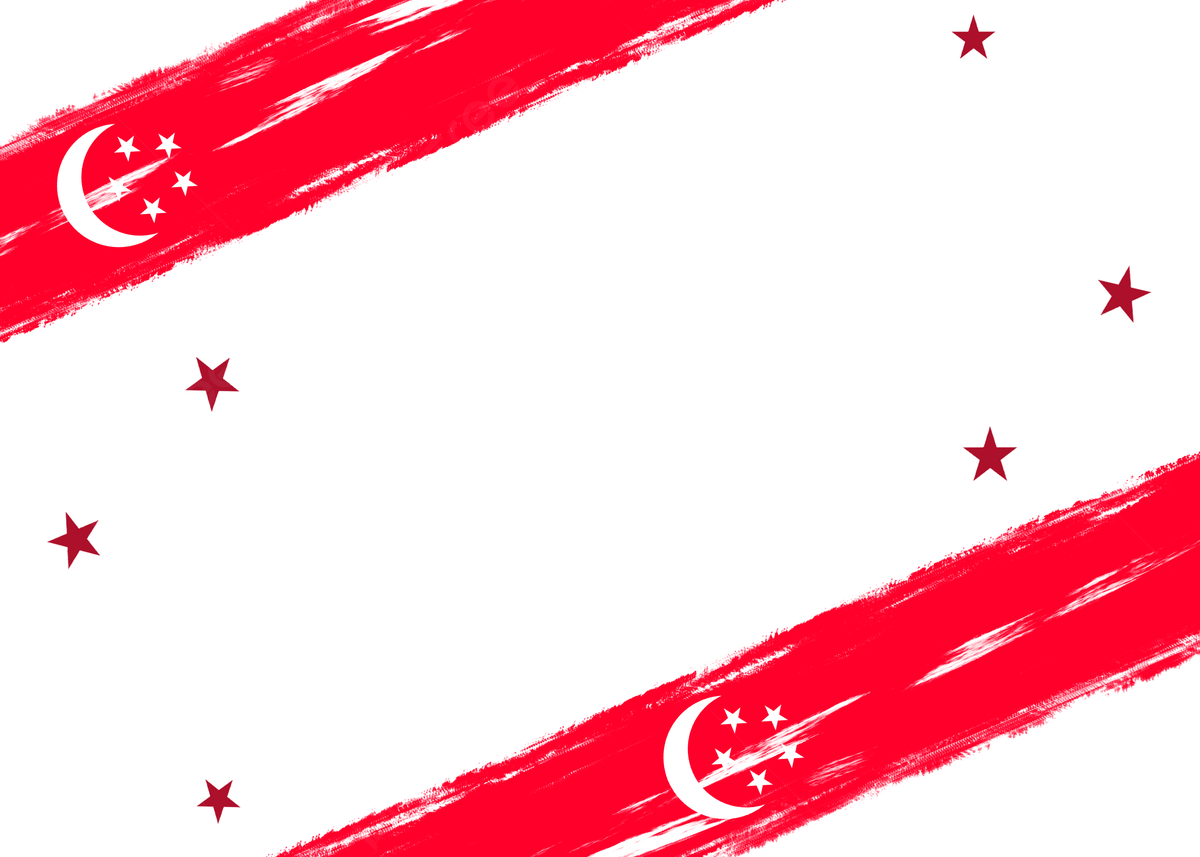1200x857 Watercolor Stripes Singapore National