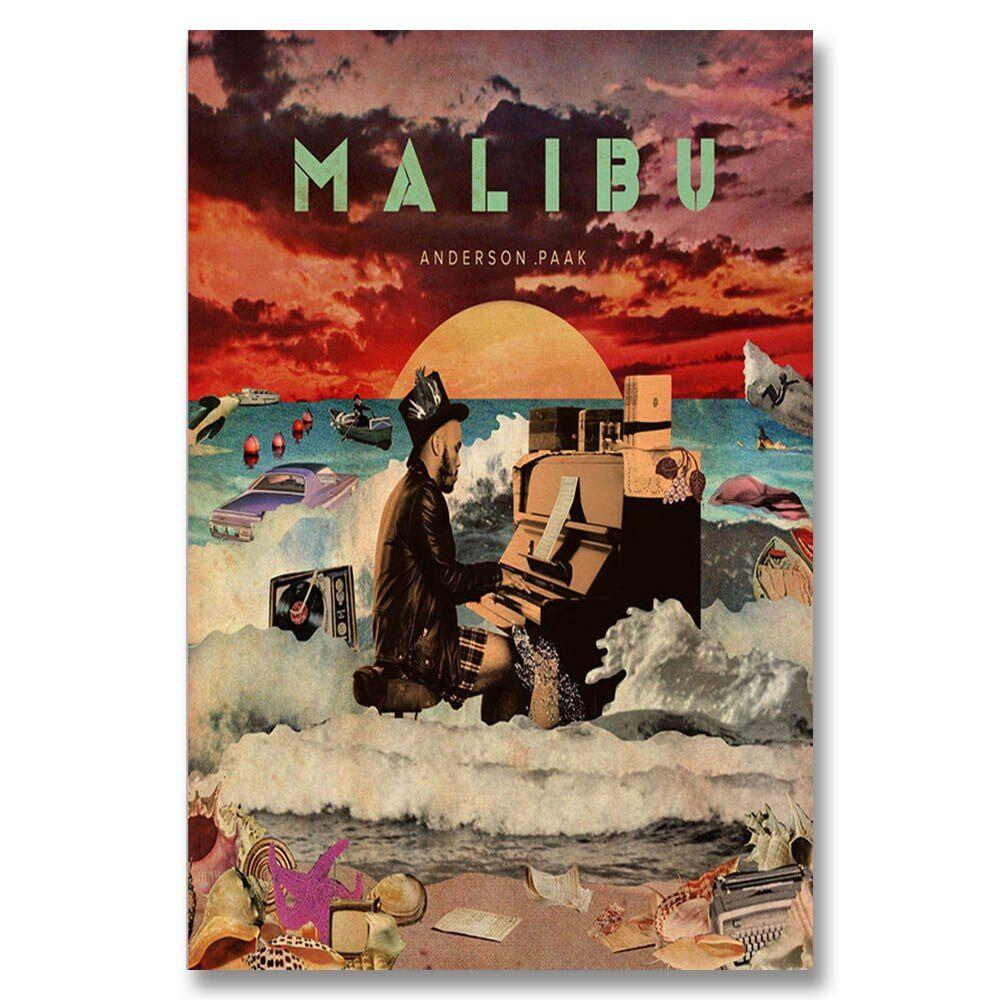 1000x1000 US $7.82 10% OFF. Anderson .Paak Malibu 24x36 Inches Silk Art Poster In Painting & Calligraphy From Home & Garden On