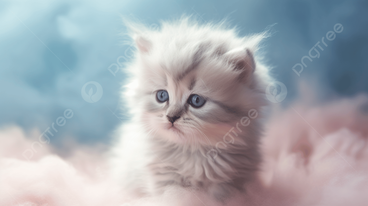 1200x673 Wallpaper Kucing Lucu Biru Dan Putih