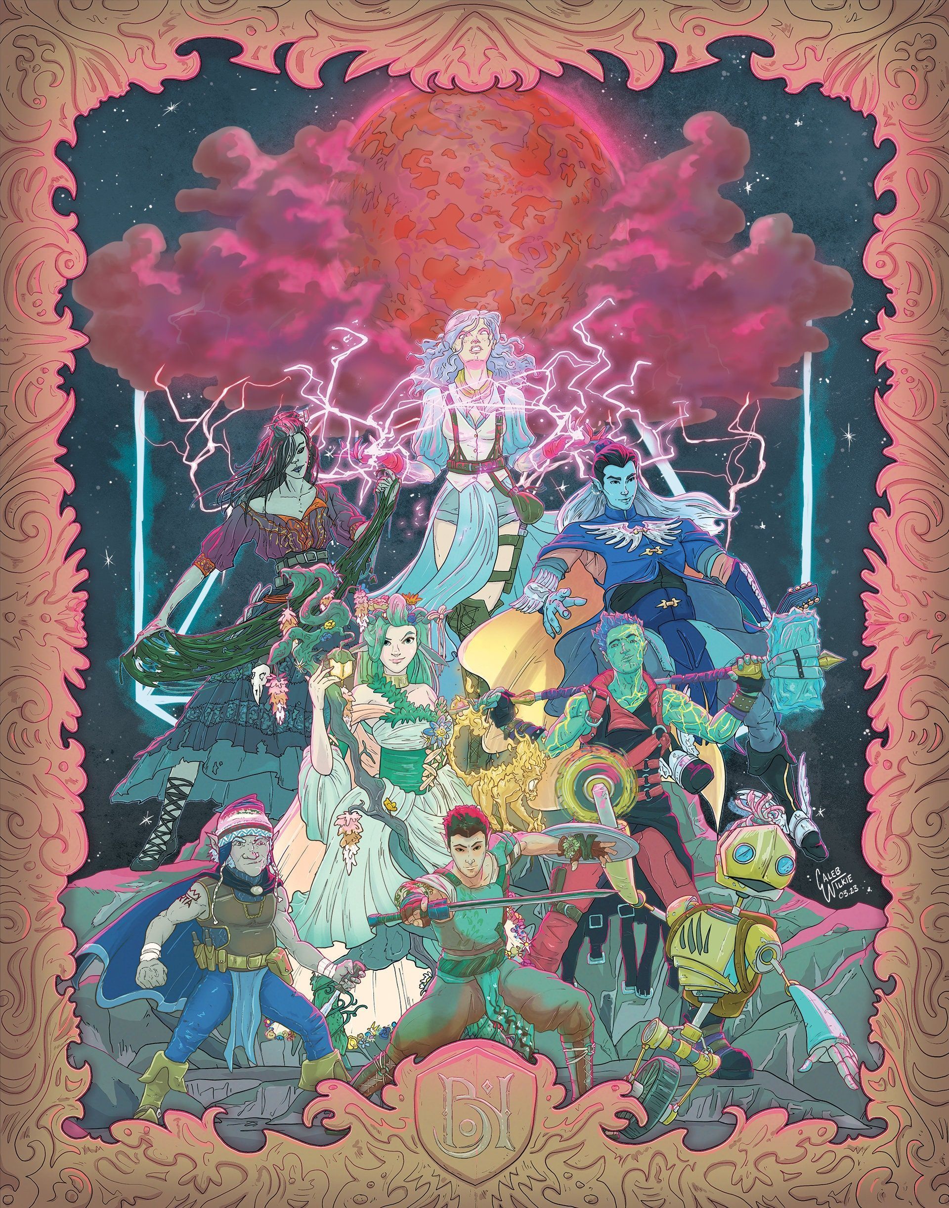 1920x2444 Bells Hells Critical Role Art Print