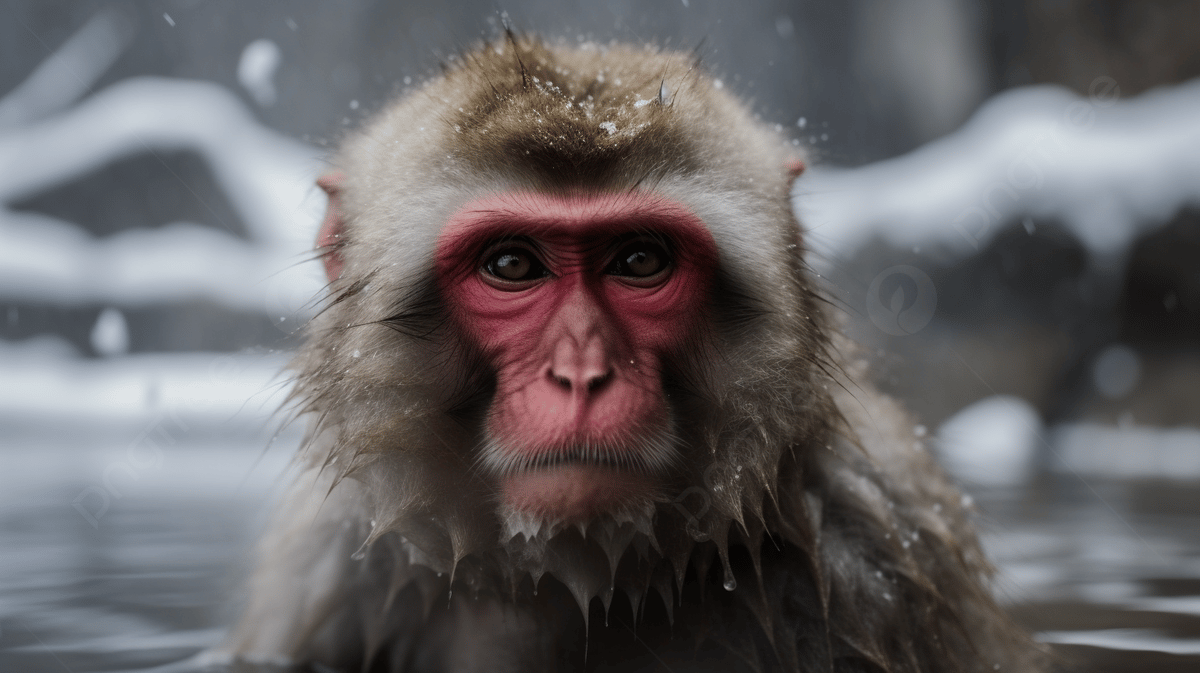 1200x673 Japanese Macaque Background Image