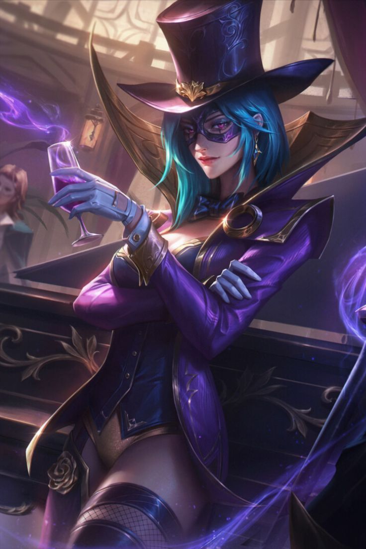 736x1104 Prestigious LeBlanc art League of Legends