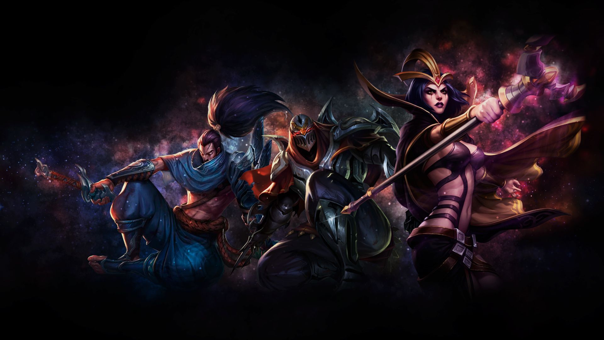 1920x1080 Yasuo, Zed & LeBlanc