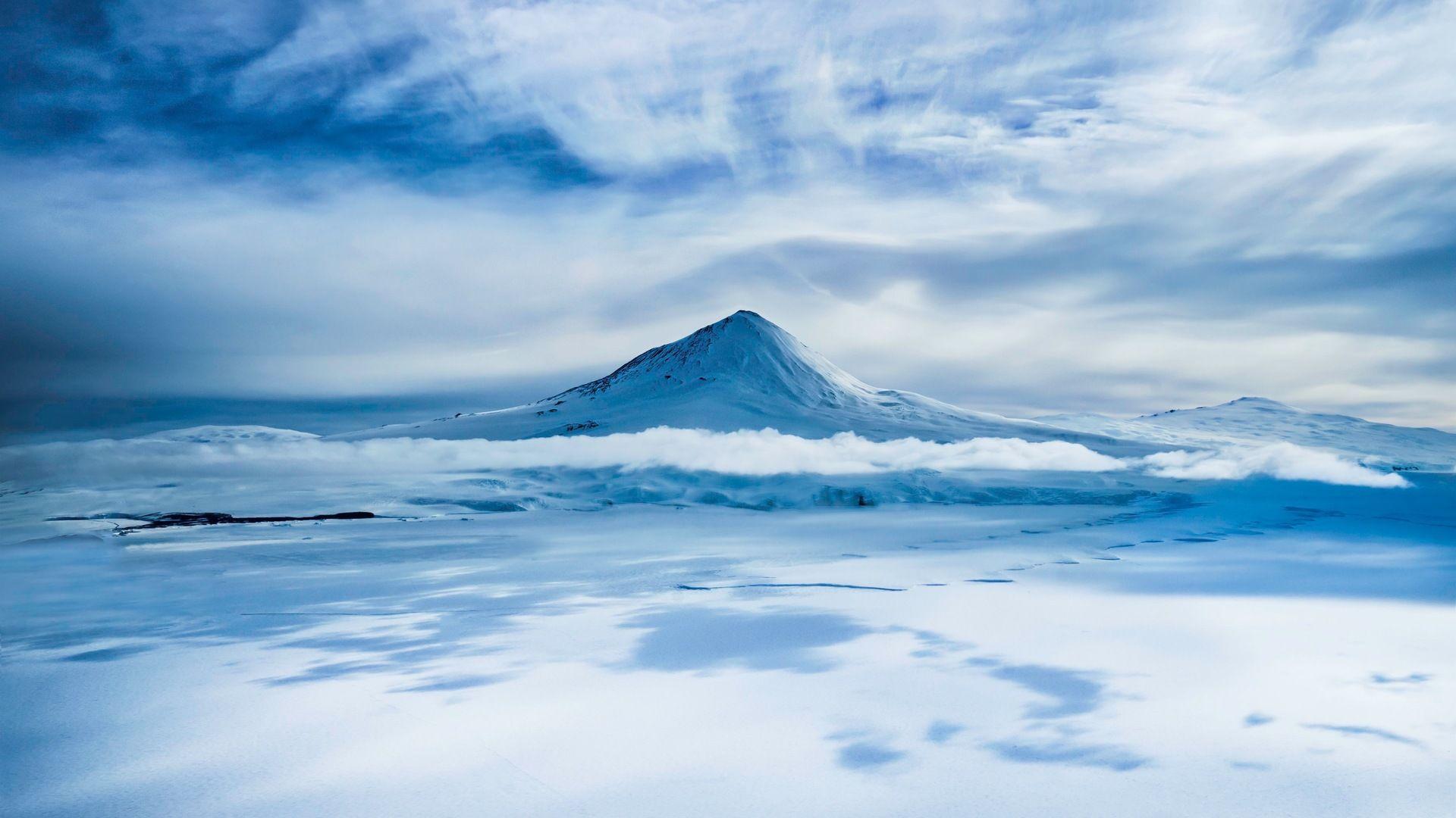 1920x1080 Mount Erebus On Antarctica Laptop Full HD 1080P HD