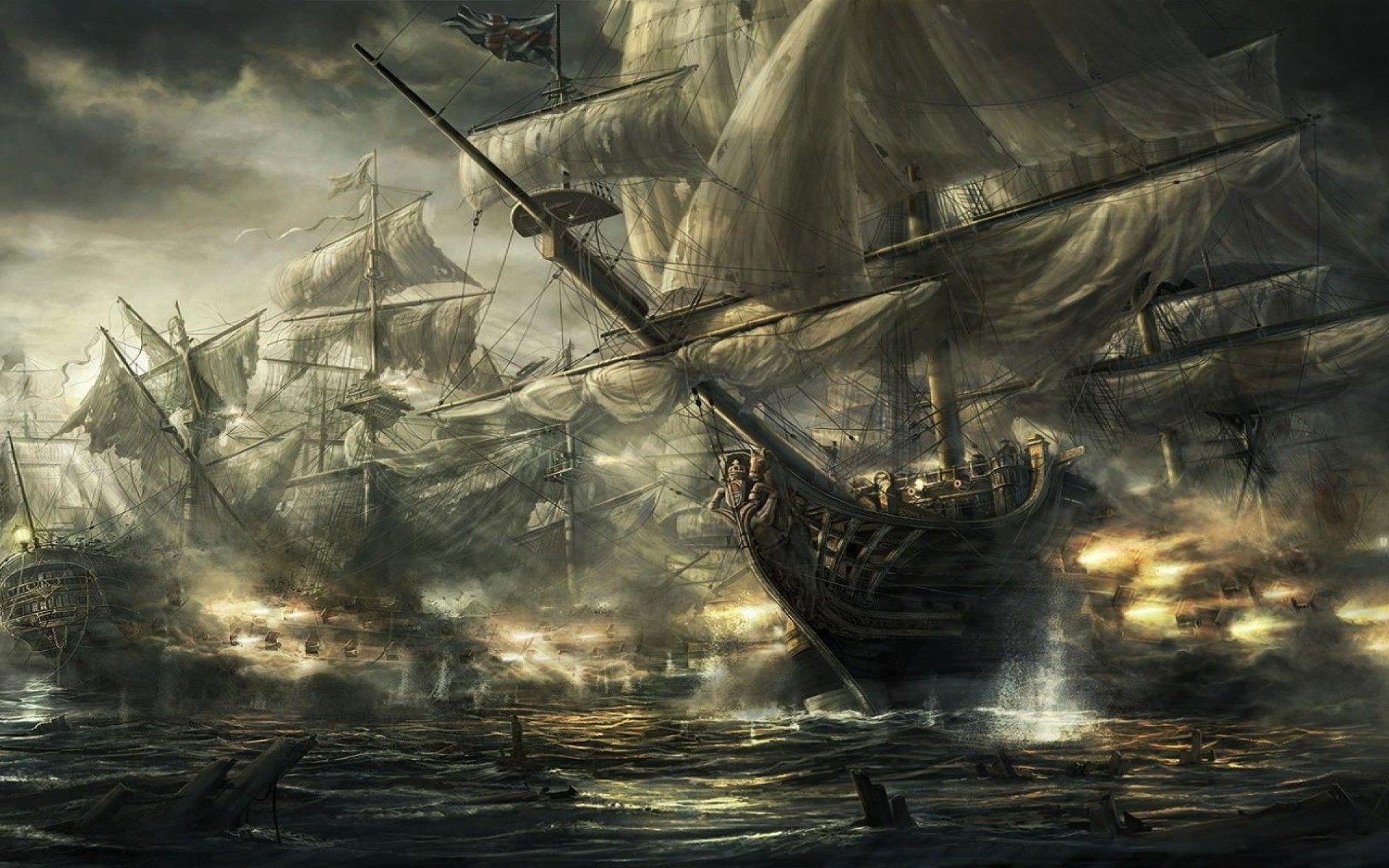 1920x1200 Game Seafight HD Wallpaper