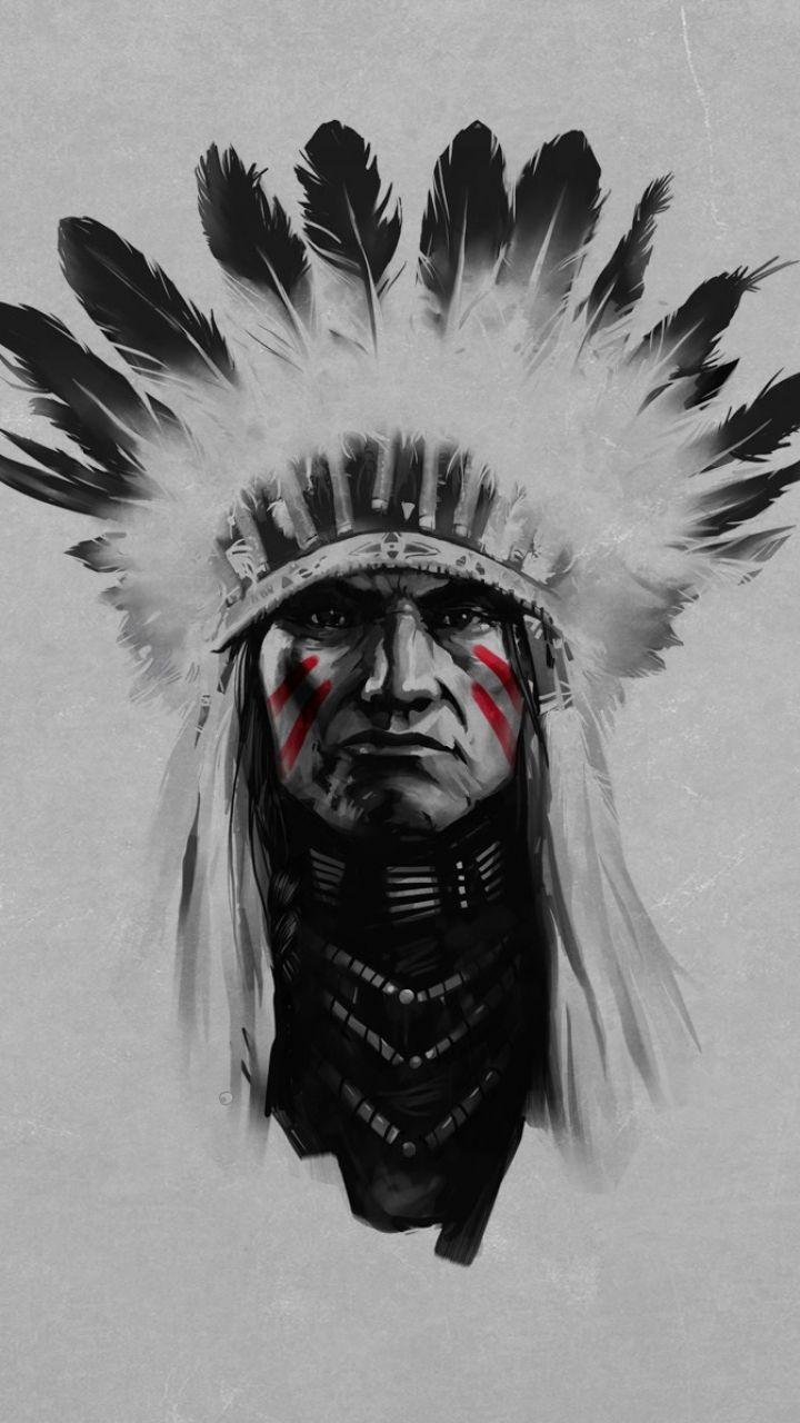 720x1280 Red Indian Wallpaper