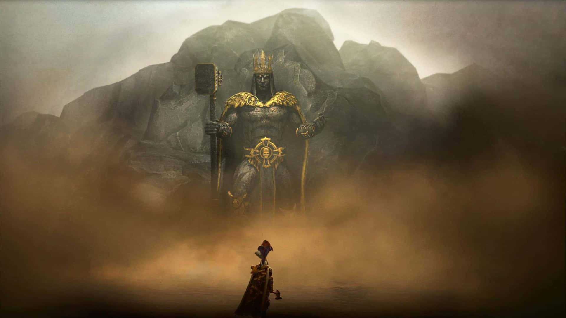 1920x1080 Download Emperor Of Mankind Statue Dawn
