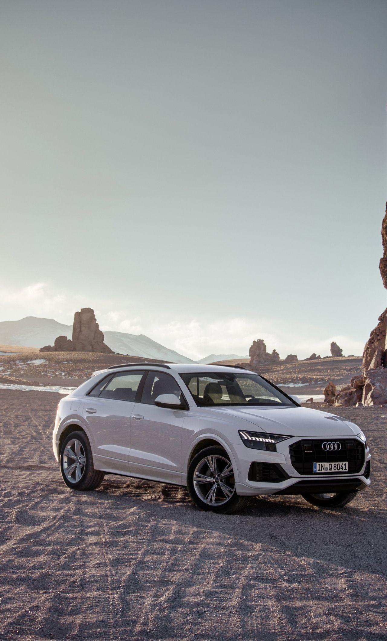 1280x2120 Download 1280x2120 Wallpaper Off Road, White, Audi Q8