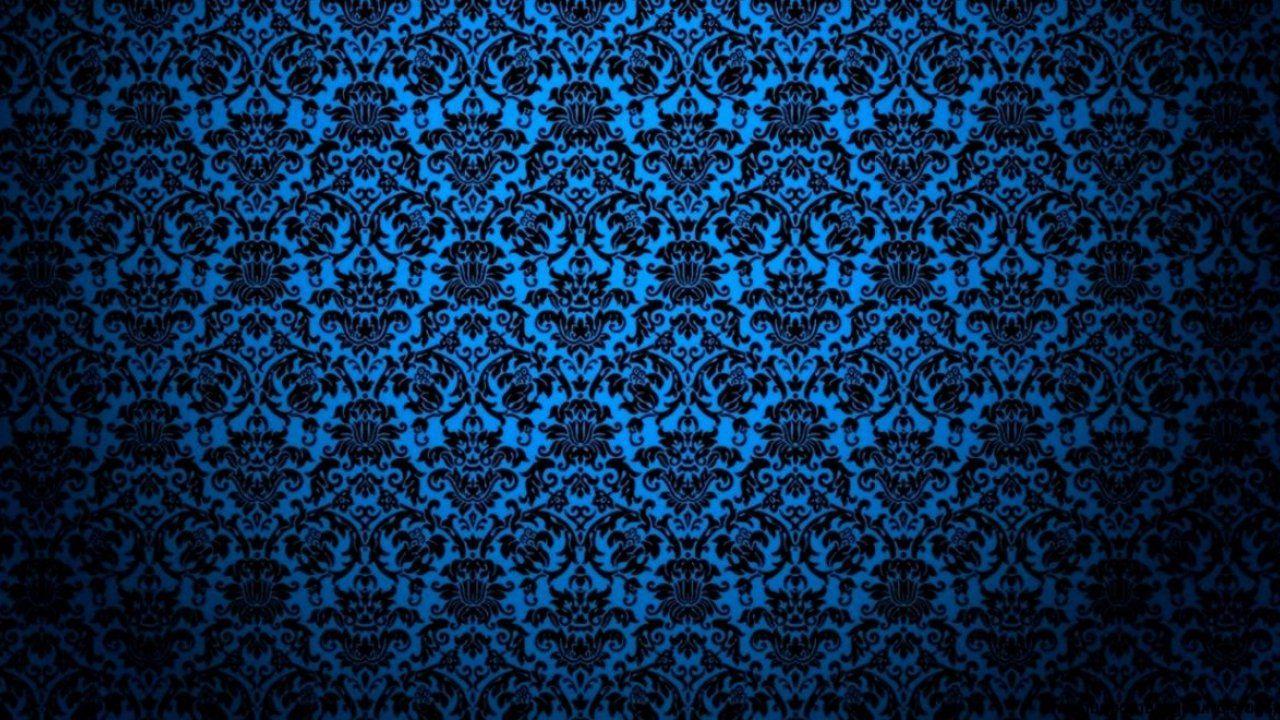 1280x720 Blue, Vintage, Pattern, Wallpaper, Abstract, Wallpaper