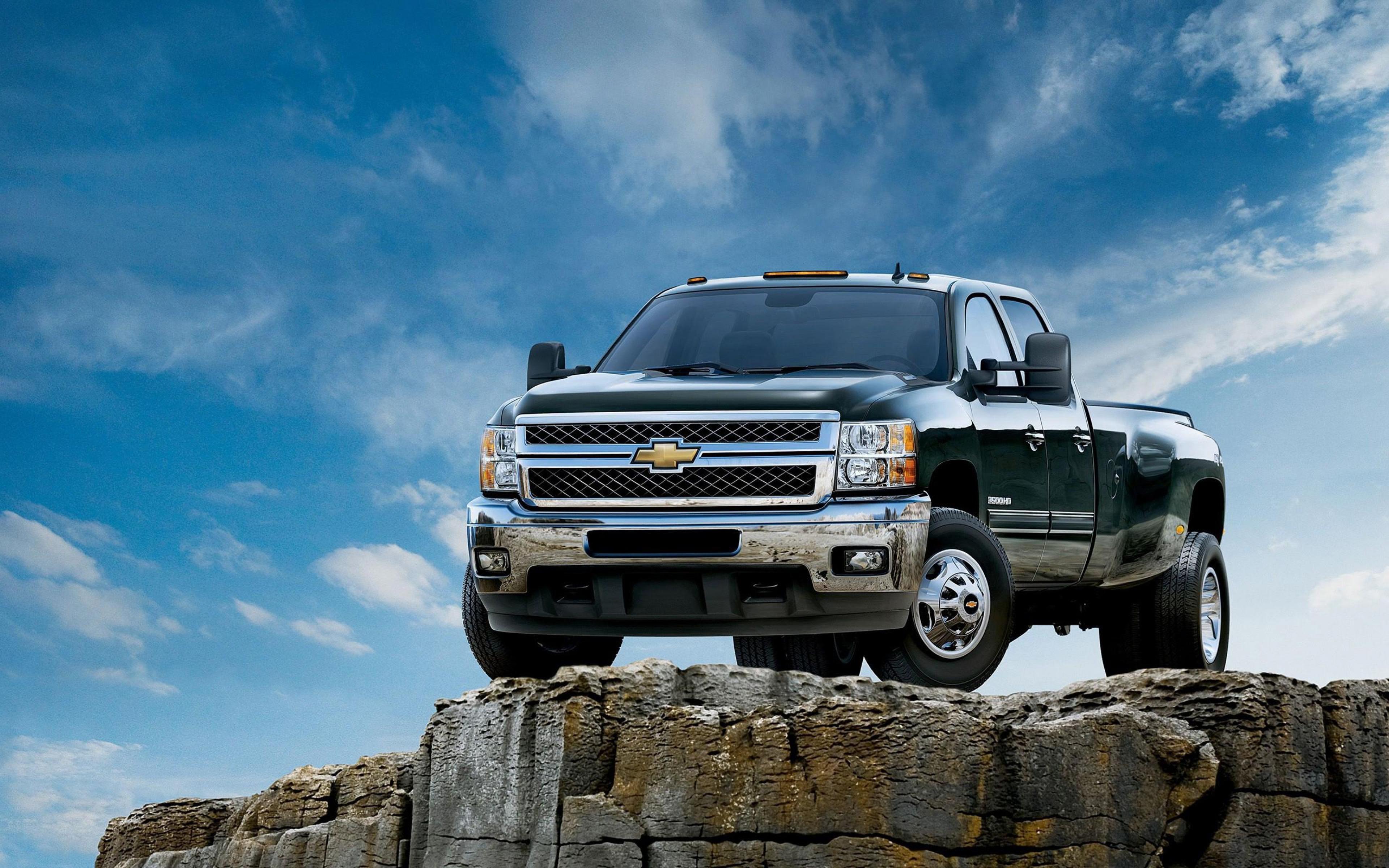 3840x2400 Wallpaper Gray Chevrolet Crew Cab