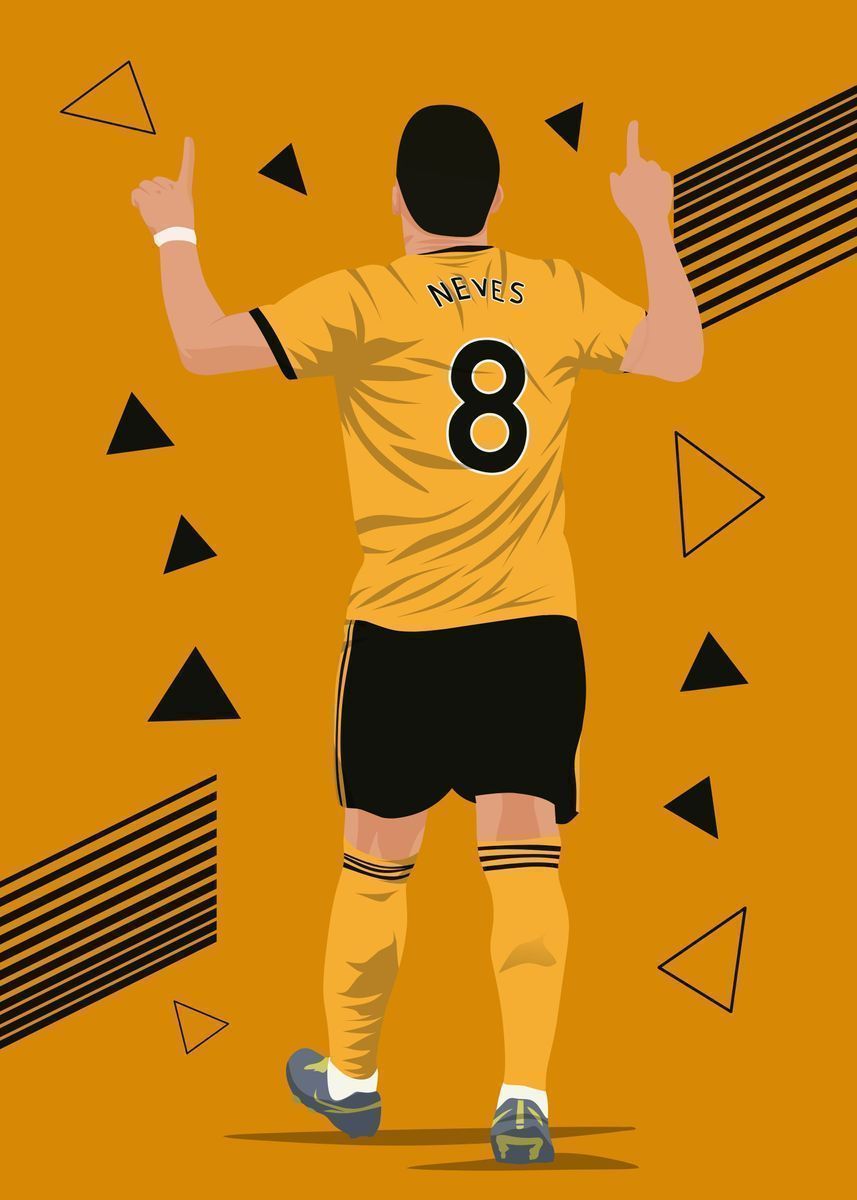 857x1200 Ruben Neves' Poster, picture, metal