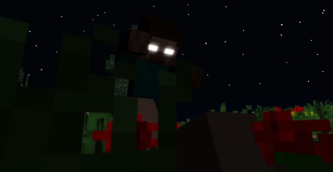 1366x706 Related picture wallpaper herobrine