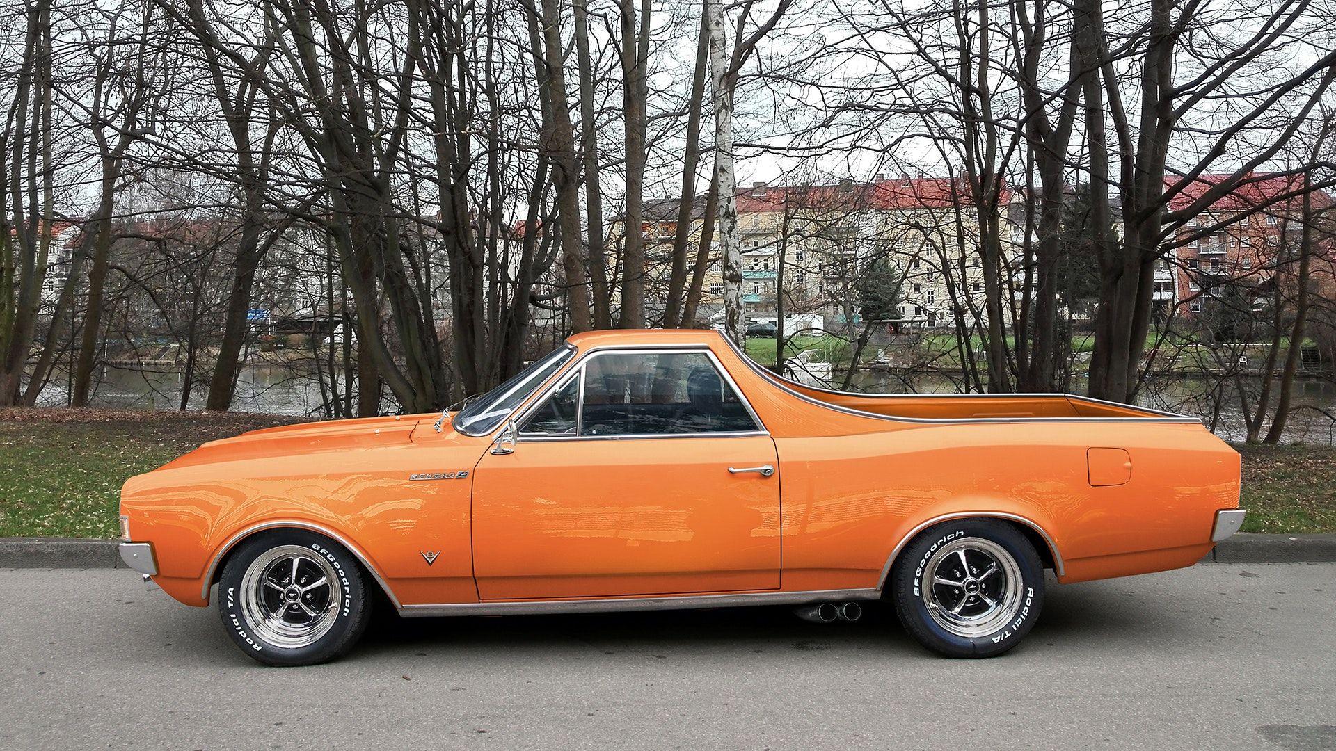 1920x1080 Orange Chevrolet El Camino · Free