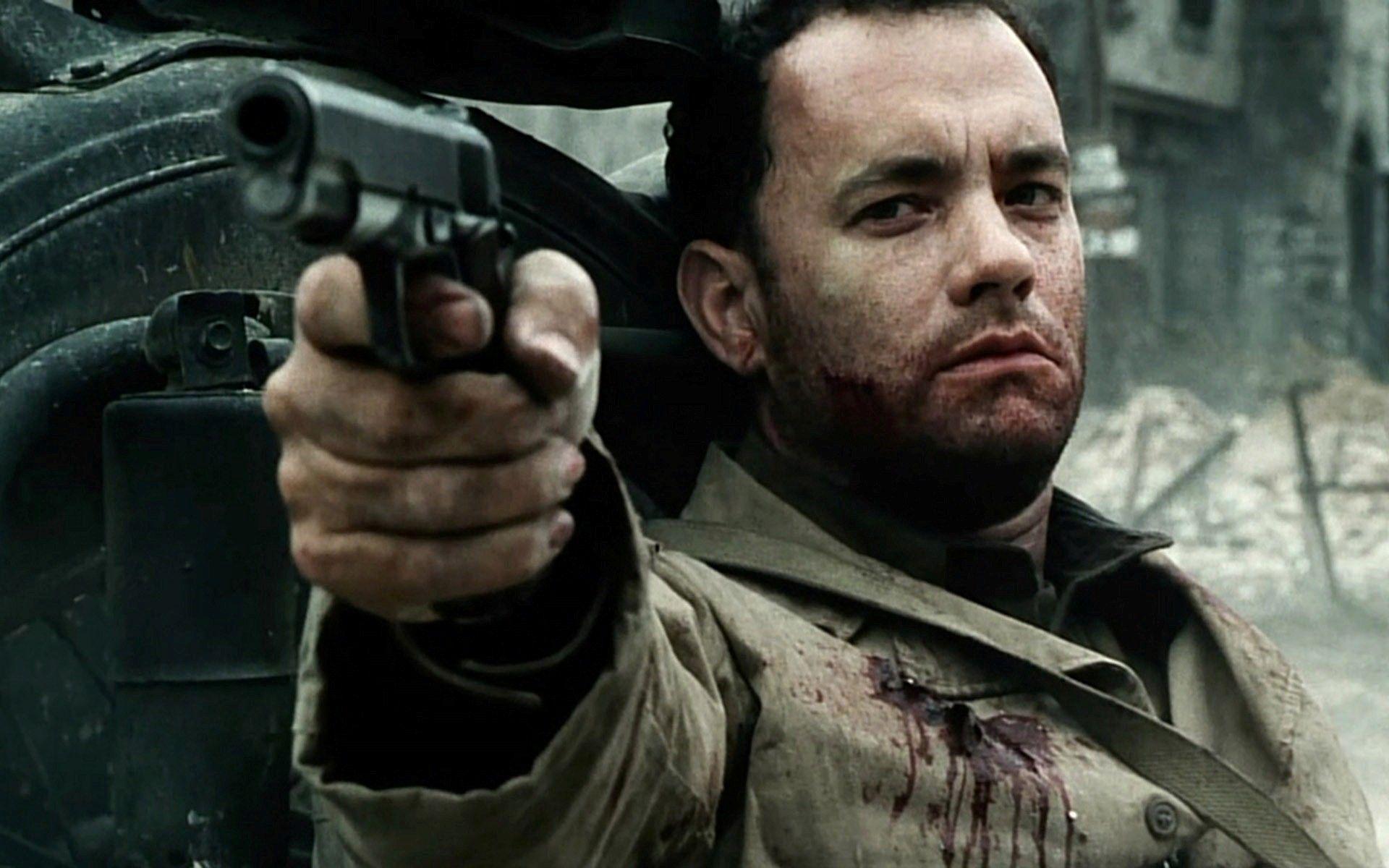 1920x1200 Tom Hanks in Hollywood Movie Saving Private Ryan