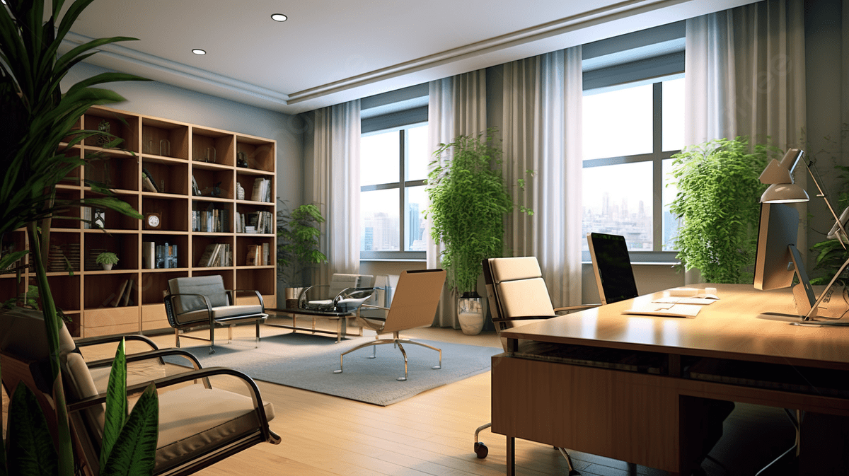 1200x673 Empty Office Background Image