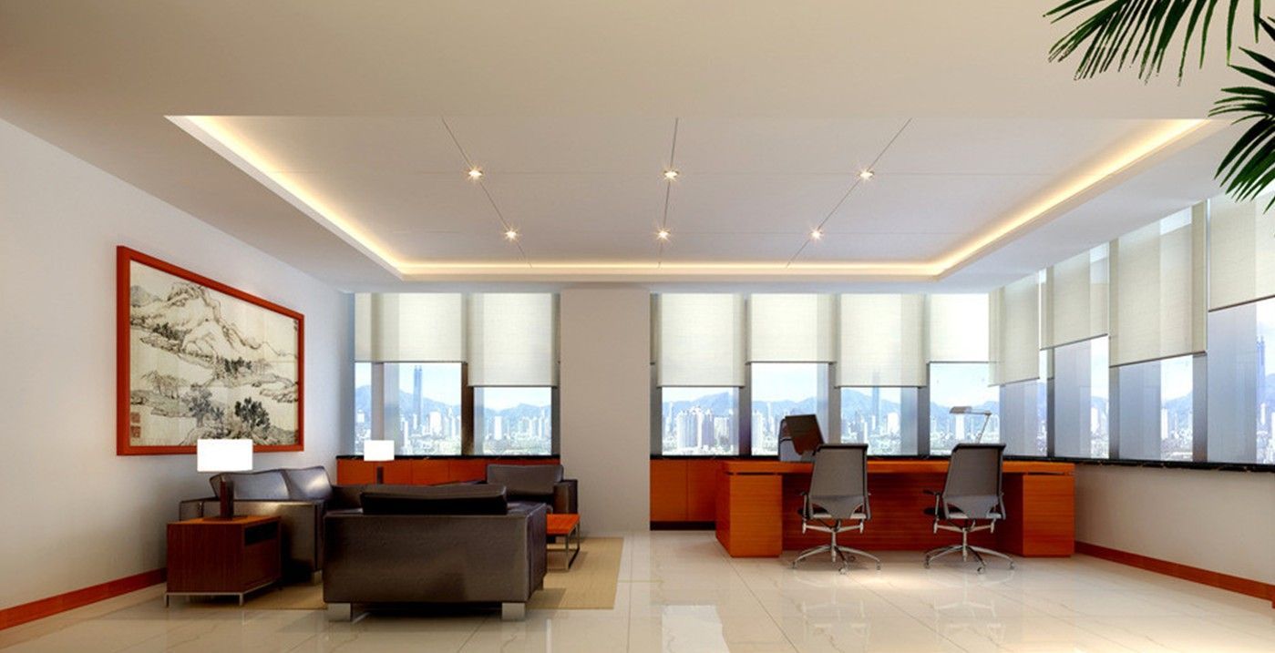 1399x717 Office Interior Wallpaper