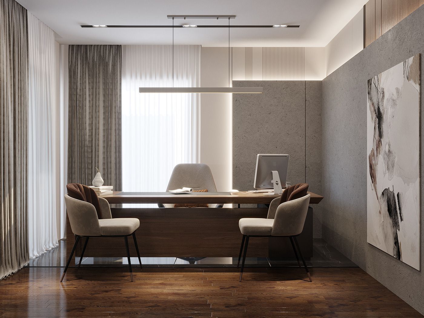 1400x1050 Luxury CEO Office - Behance