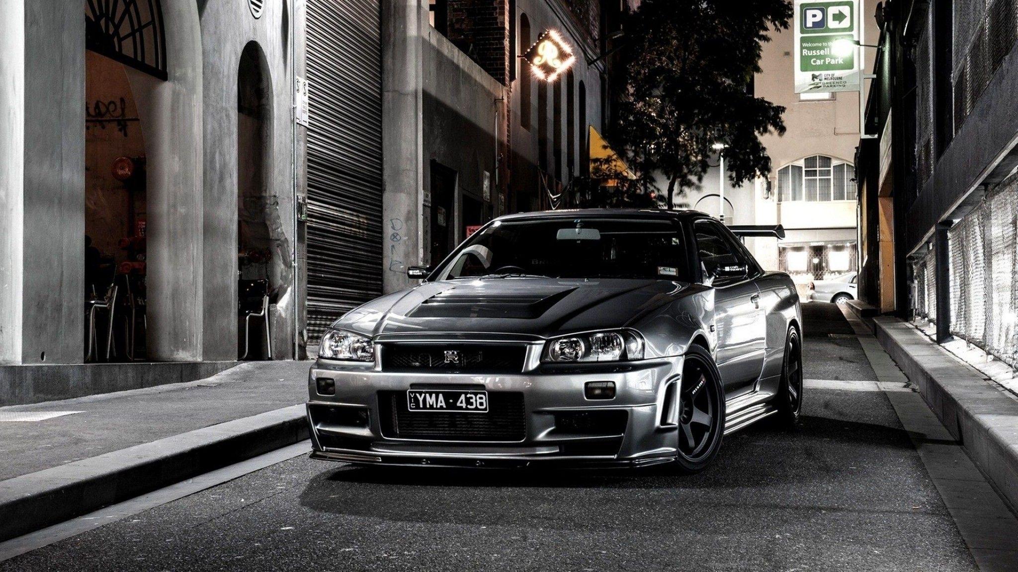 2048x1152 Nissan Skyline Gtr R34 Wallpaper