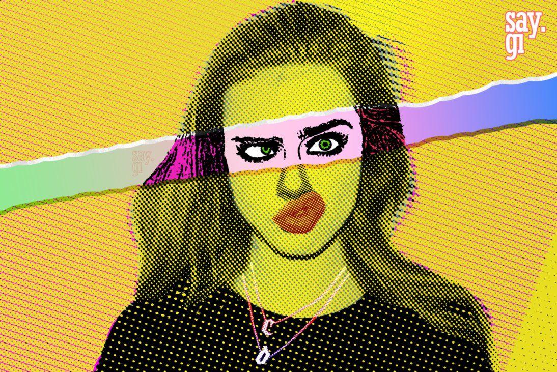 1094x731 Cara Delevingne Art Wallpaper by say.gi