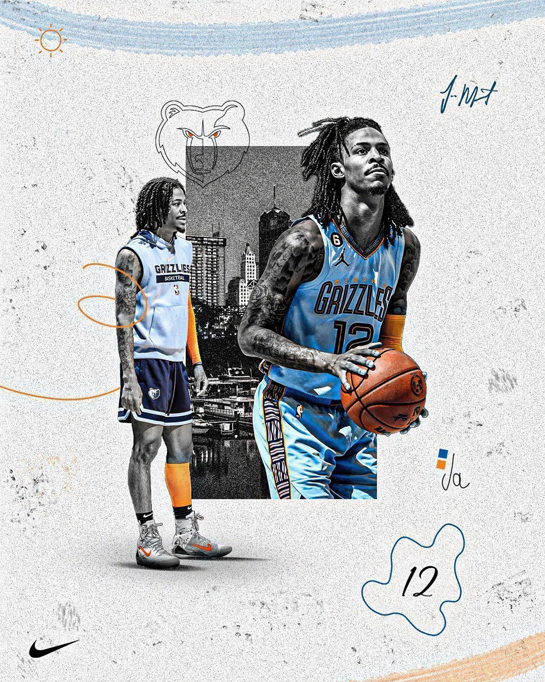 1080x1350 Ja Morant Cool 4k iPhone Wallpaper