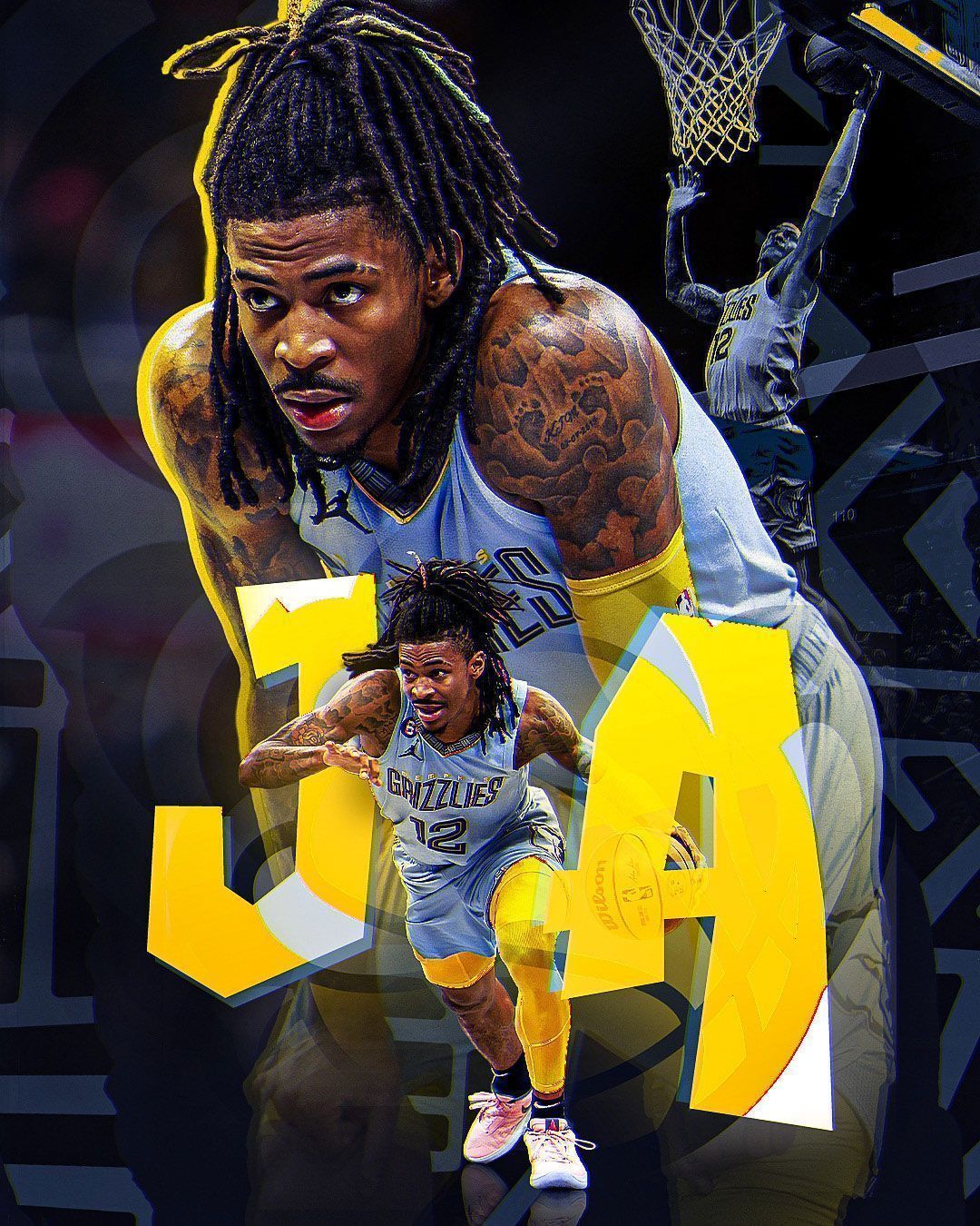 1080x1350 Ja Morant Memphis HD Wallpaper