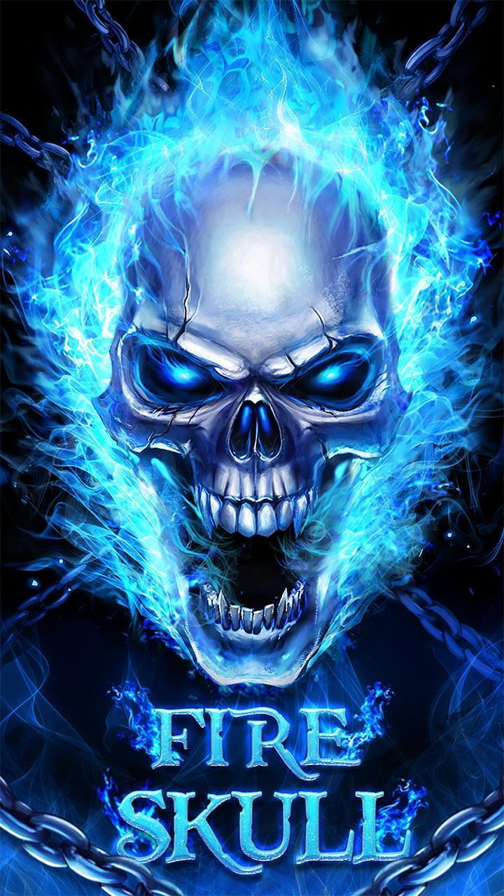 Blue Fire Skull Wallpapers - Top Free Blue Fire Skull ...